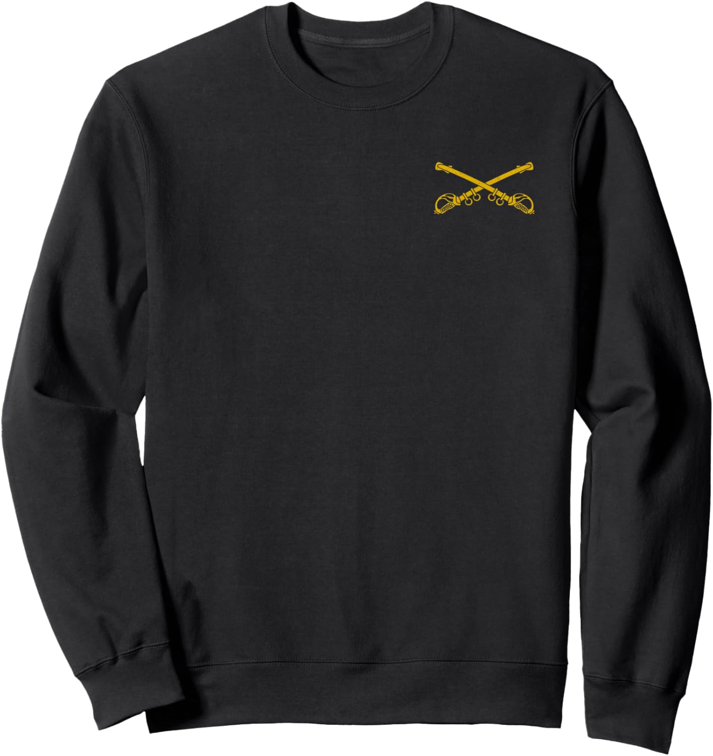 U.s. Calvary United States Cross Swords Symbol Insignia Sweatshirt - Sweatshirt | Black