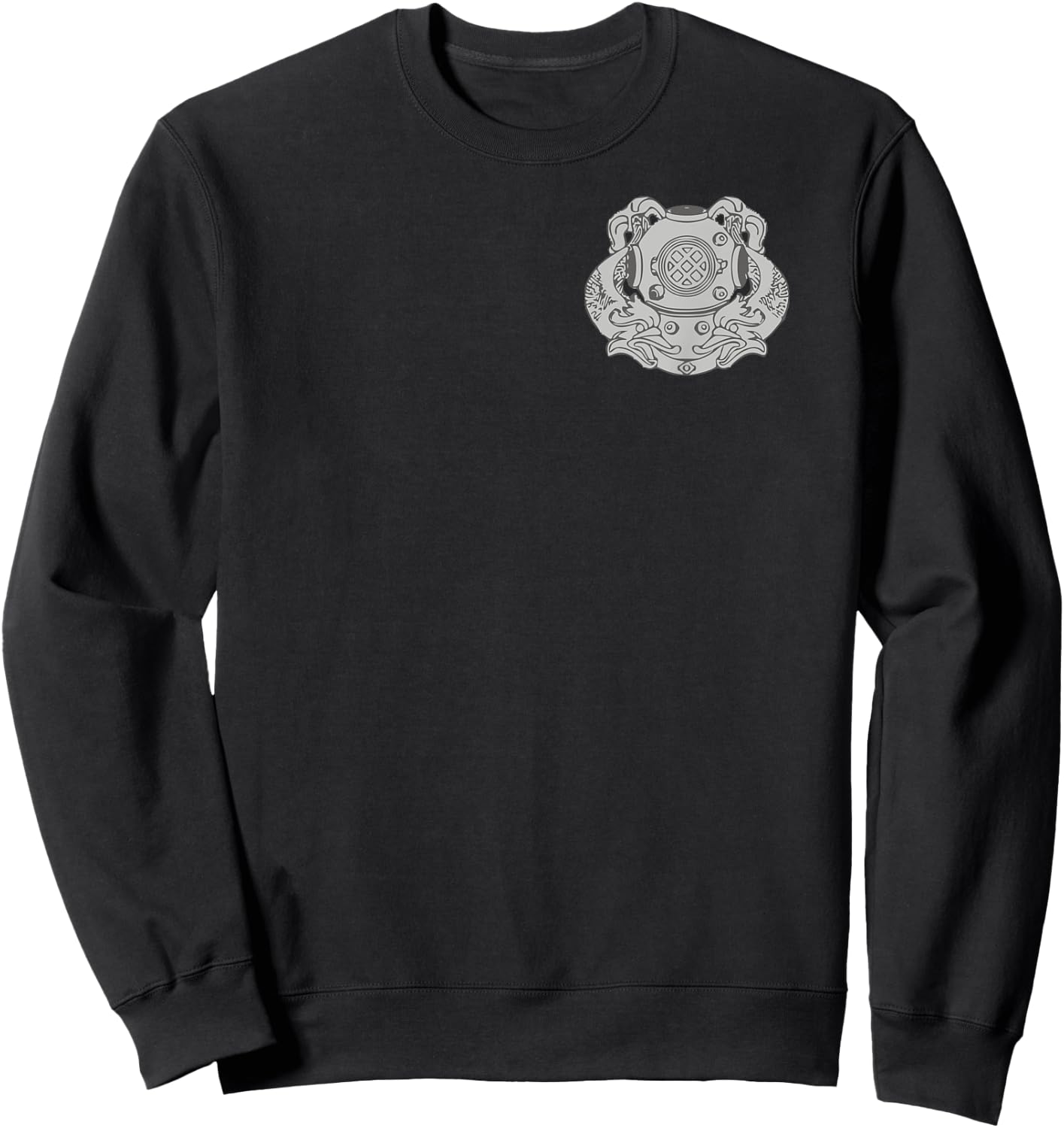 First Class Diver Badge - US Army Engineer Sweatshirt - Sweatshirt | Black