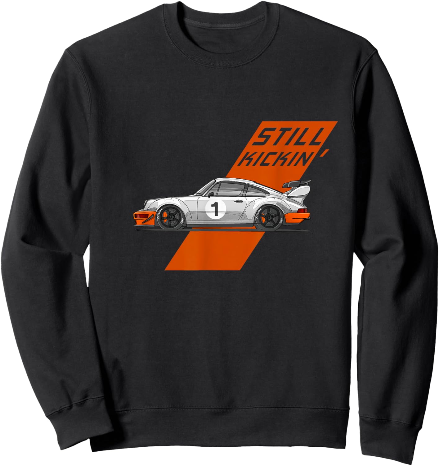 Classic cars Still Kicking cool classic old school car style Sweatshirt - Sweatshirt | Black