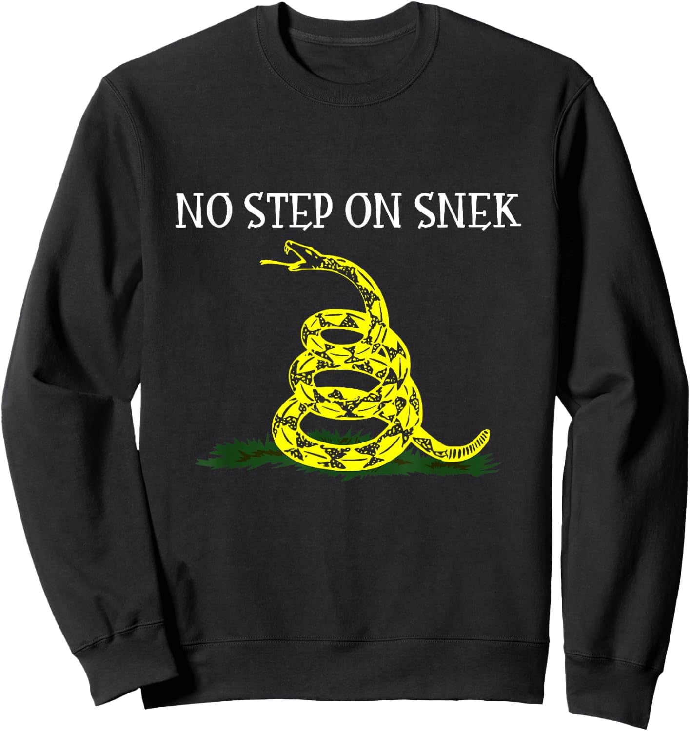 No Step On Snek Sweatshirt - Sweatshirt | Black