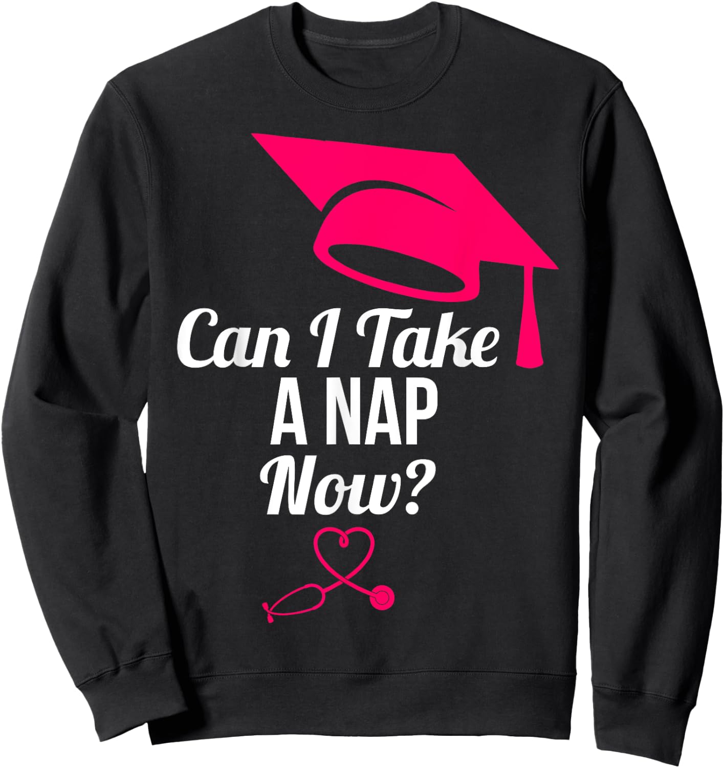 RN LVN New Nurse Grad Sarcastic Funny Nursing Graduate Gift Sweatshirt - Sweatshirt | Black