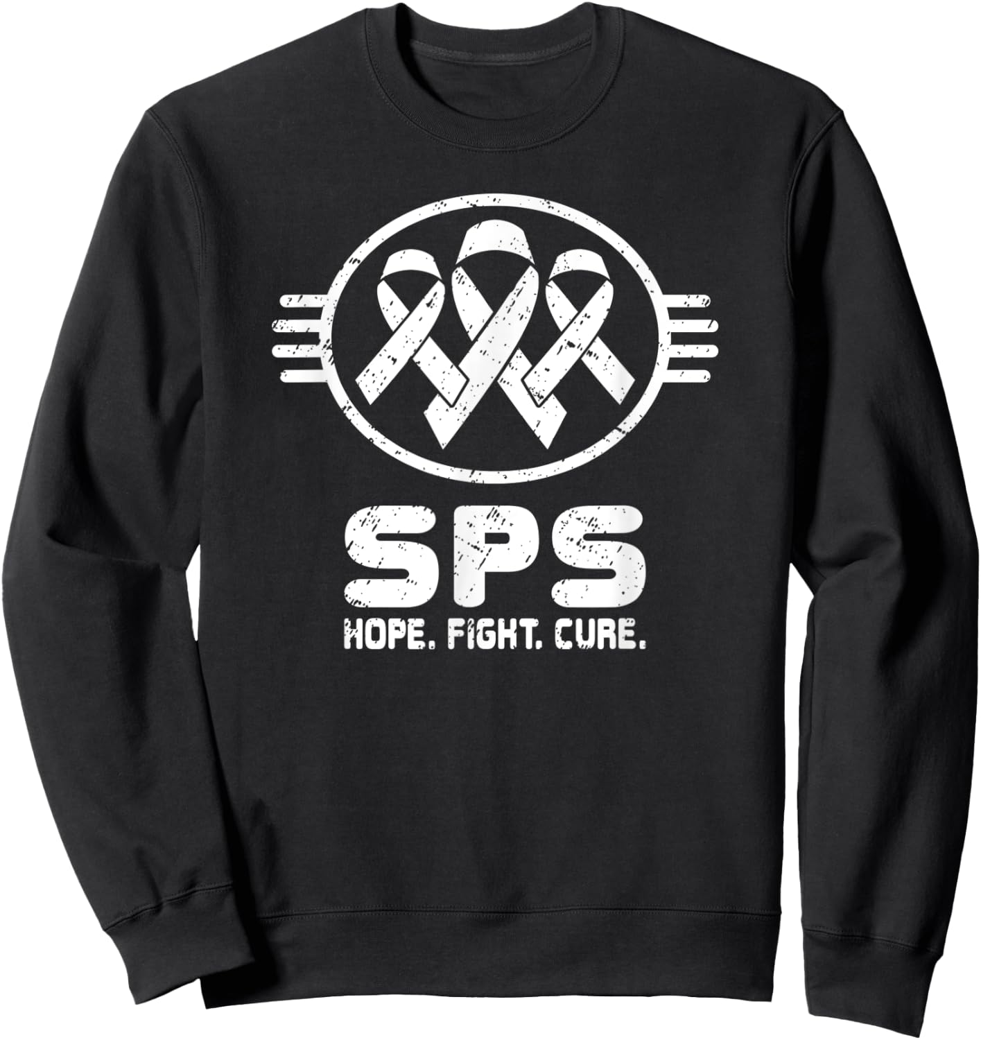 Stiff-Person Syndrome SPS Awareness Gift Sweatshirt - Sweatshirt | Black