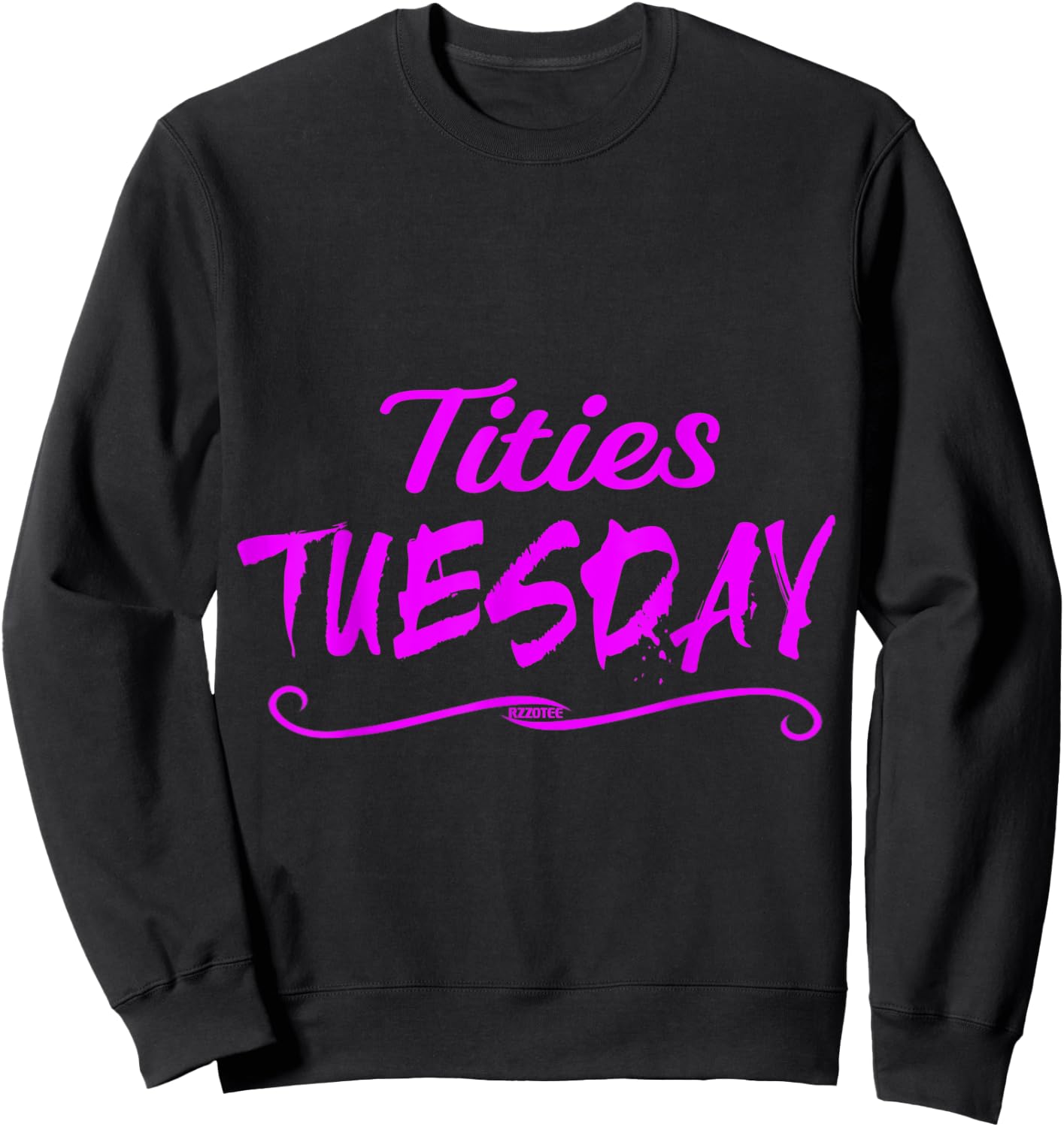 Tities tuesday boobies Sweatshirt - Sweatshirt | Black