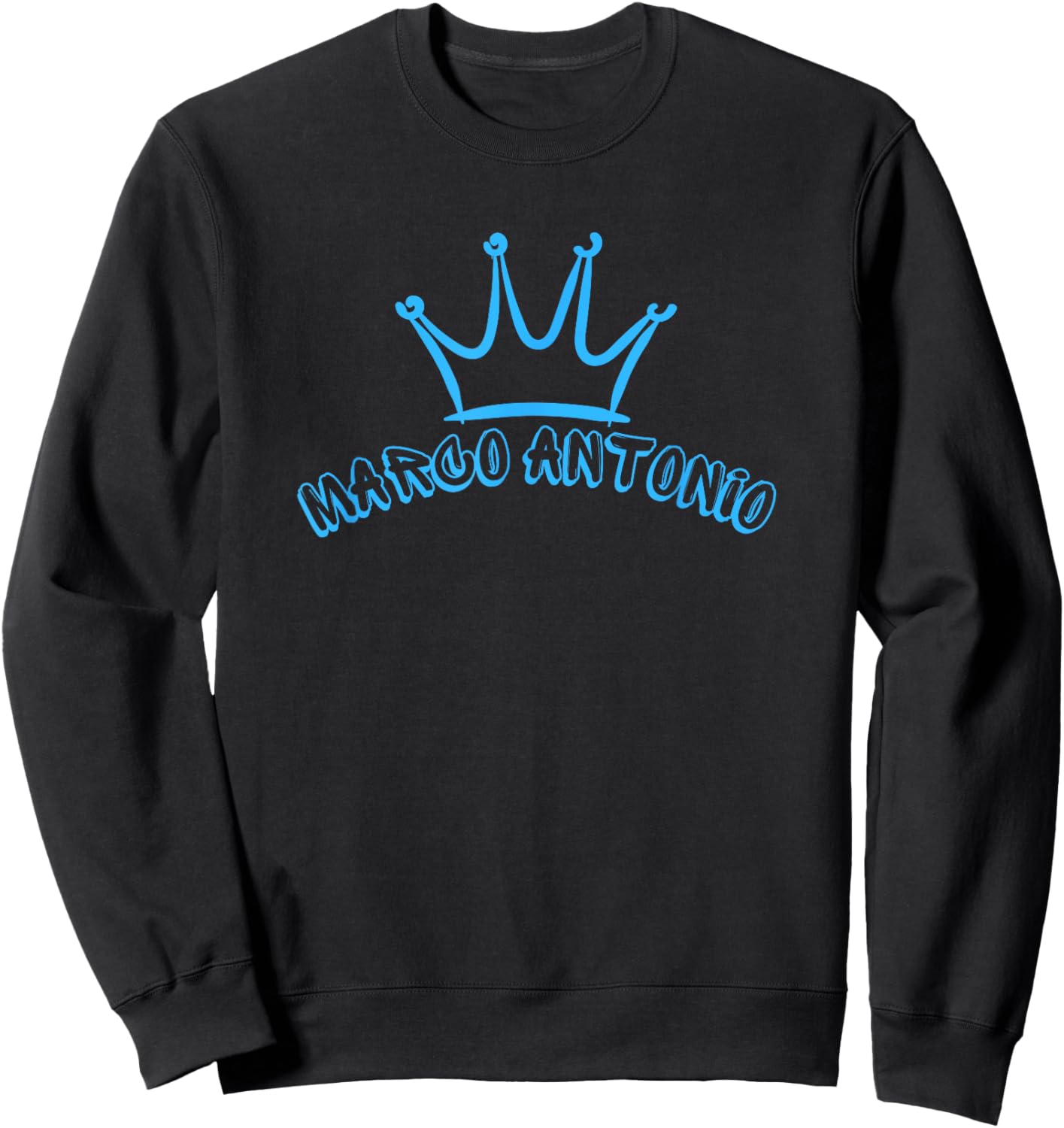 King Marco Antonio / Crown & Name Marco Antonio Graffiti Sweatshirt - Sweatshirt | Black