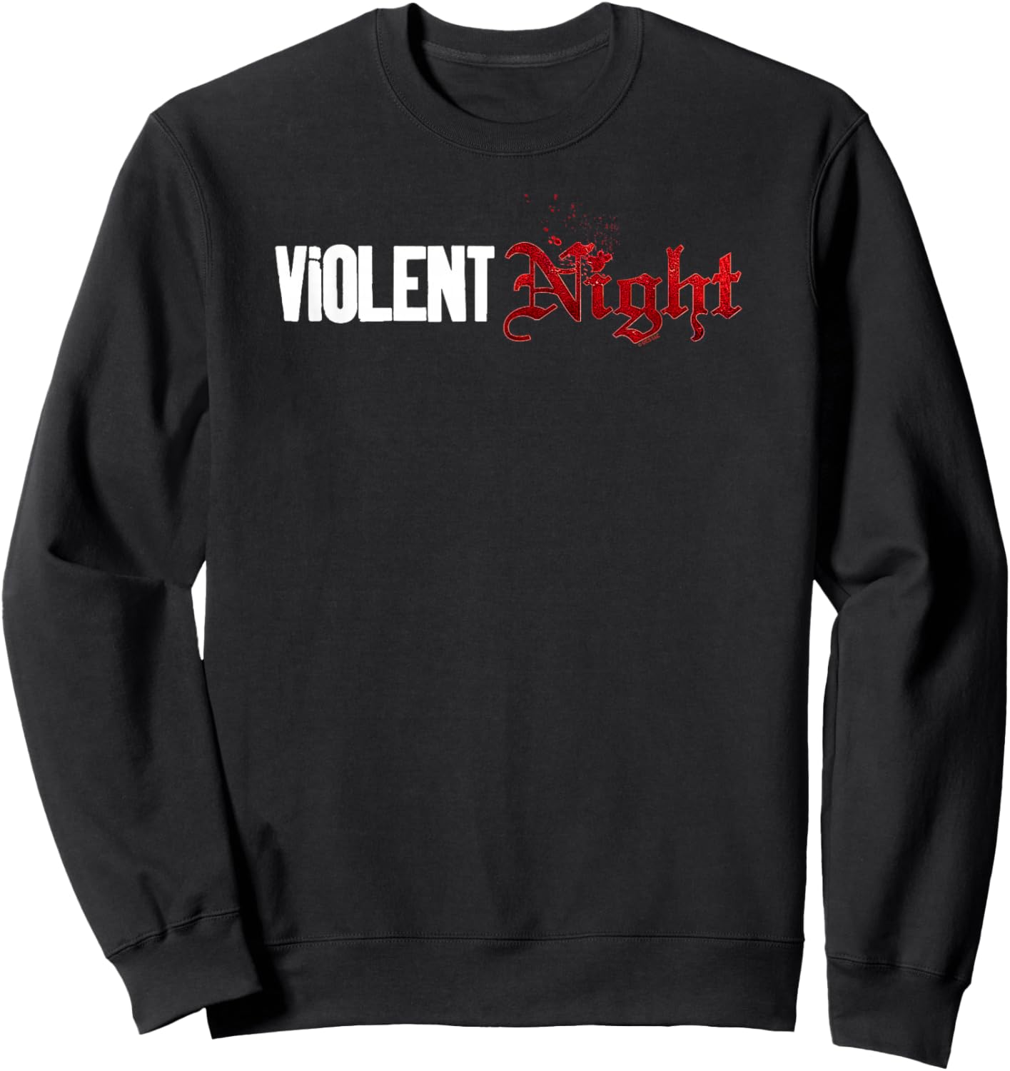 Violent Night Movie Logo Sweatshirt - Sweatshirt | Black