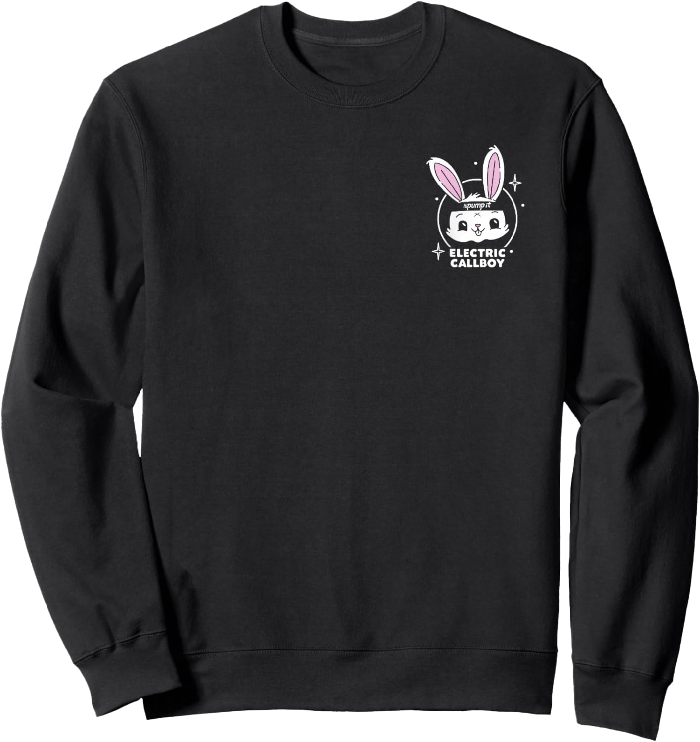 Pump It Bunny Sweatshirt - Sweatshirt | Black