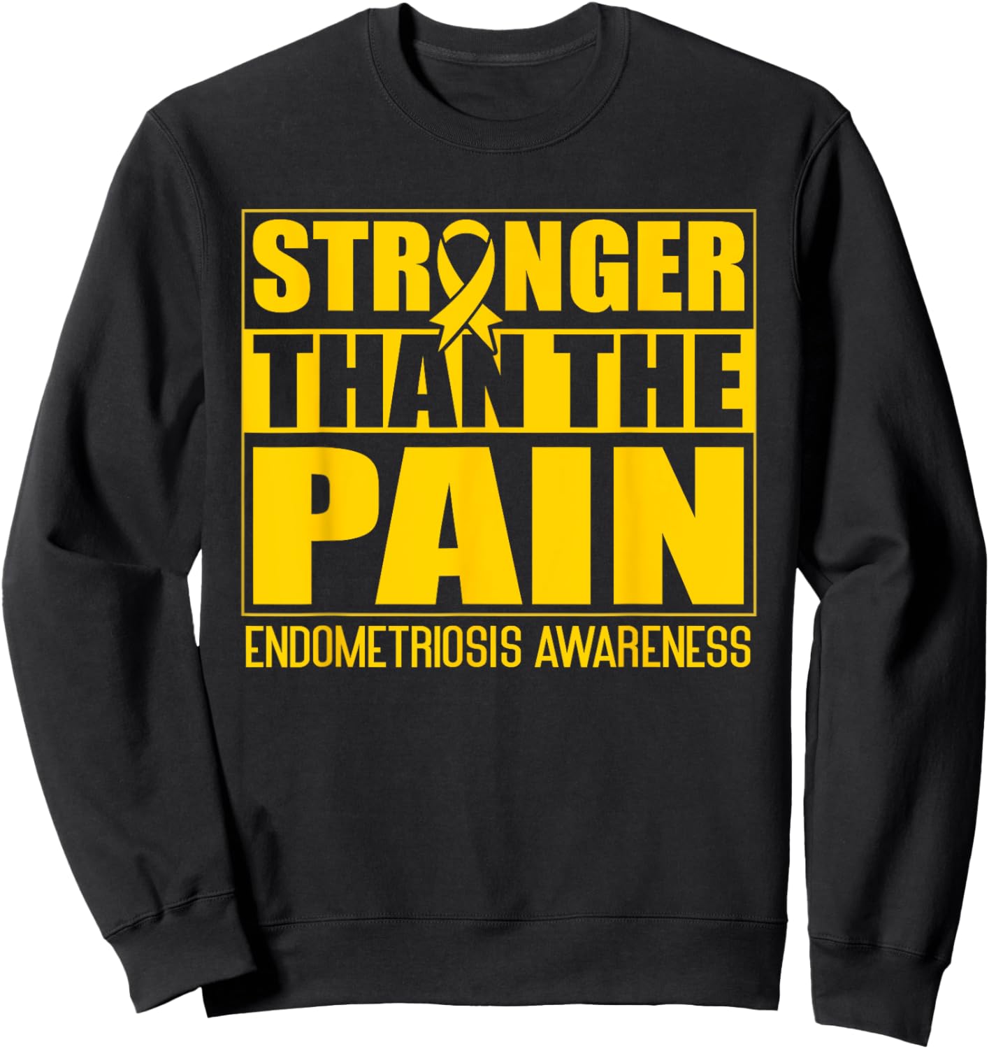 Endometriosis Awareness Sweatshirt - Sweatshirt | Black