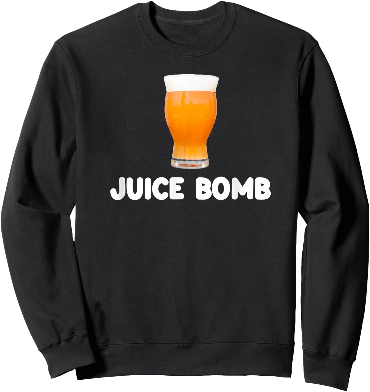 Juice Bomb Craft Beer IPA Sweatshirt - Sweatshirt | Black