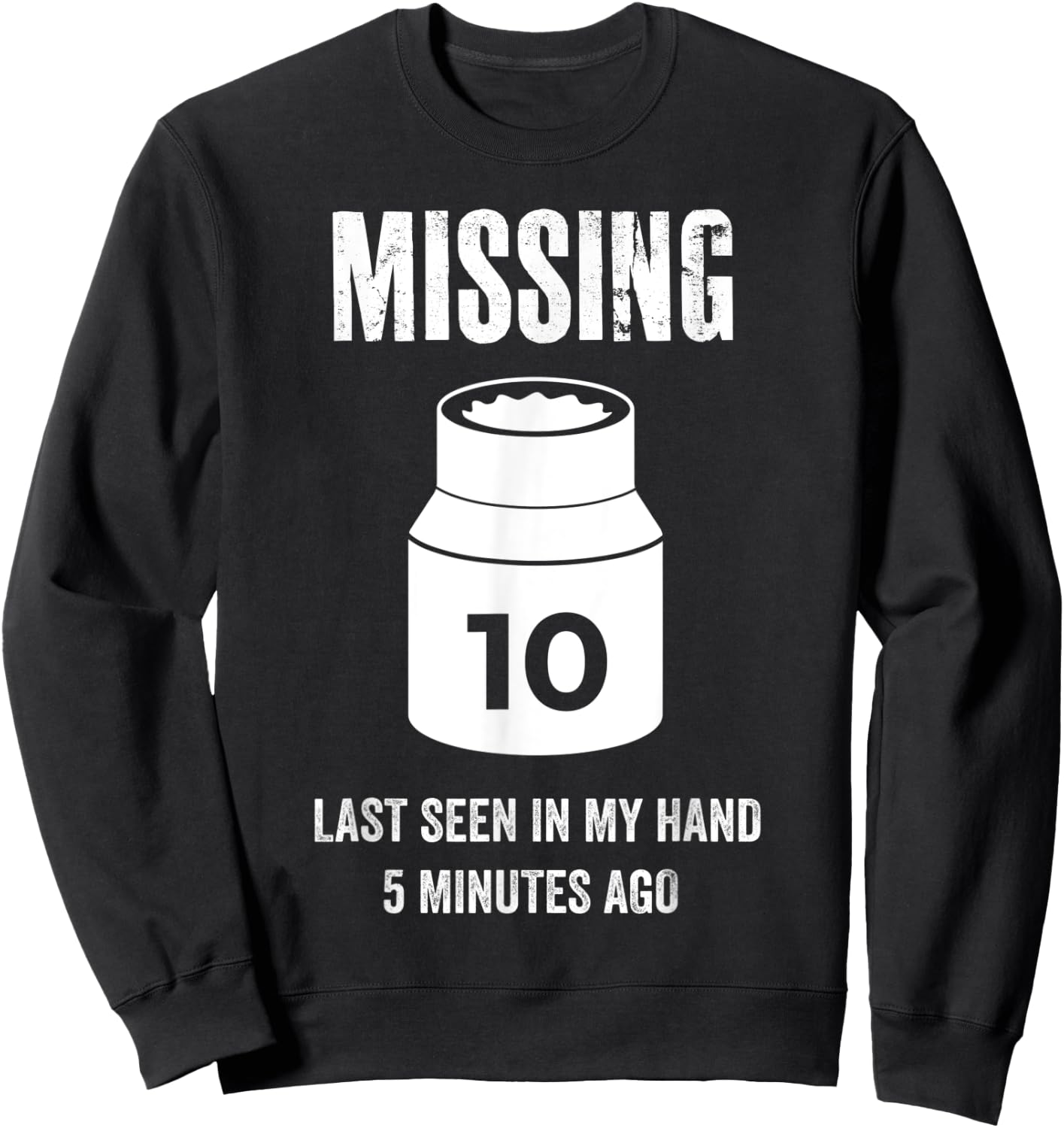 Missing 10mm Socket Funny Auto Mechanic Repairman Machinist Sweatshirt - Sweatshirt | Black
