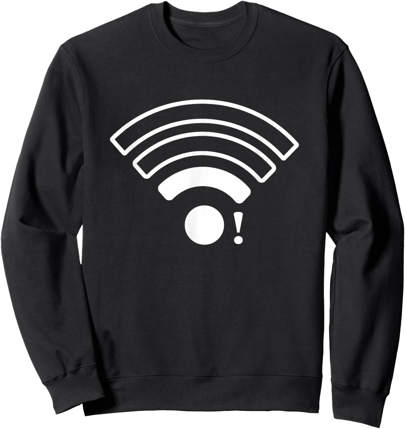 Cool Low WiFi signal lazy Halloween costumes 2021 Sweatshirt - Sweatshirt | Black