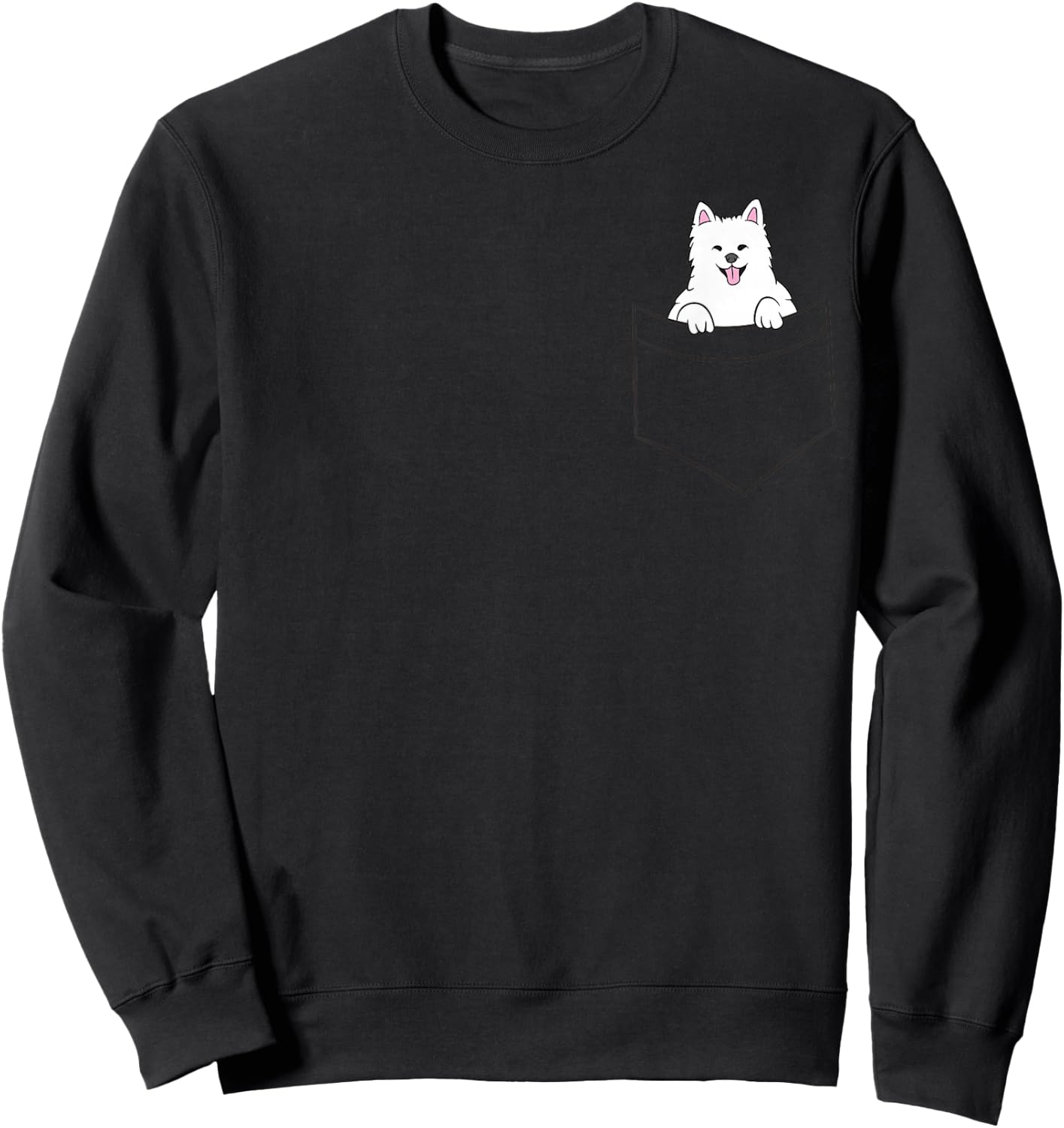 Samoyed in a Bag Cute Bag Samoyed Sweatshirt - Sweatshirt | Black