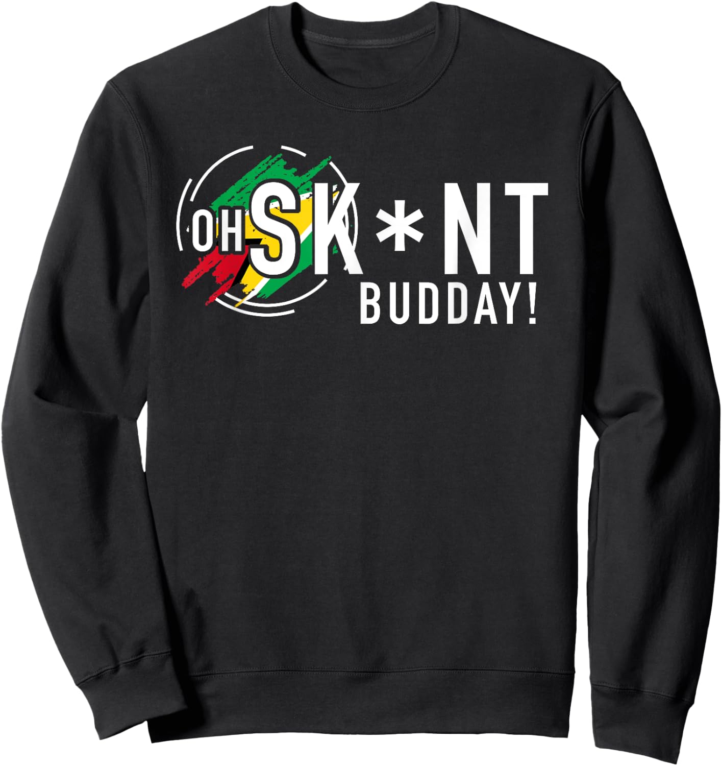 Oh Skunt Budday Censored Sweatshirt - Sweatshirt | Black