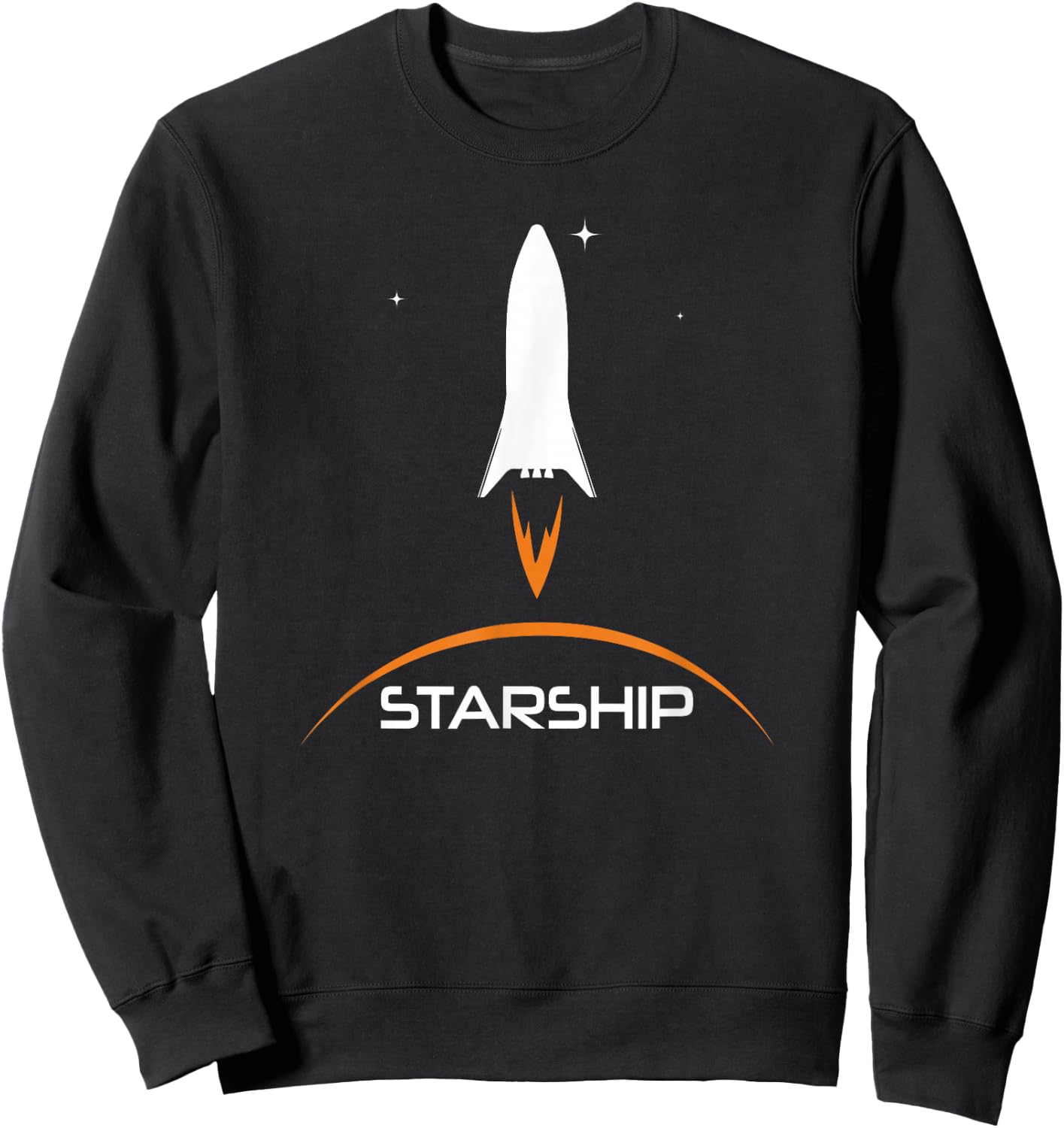 Starship - Moon Mars Space Exploration Sweatshirt - Sweatshirt | Black