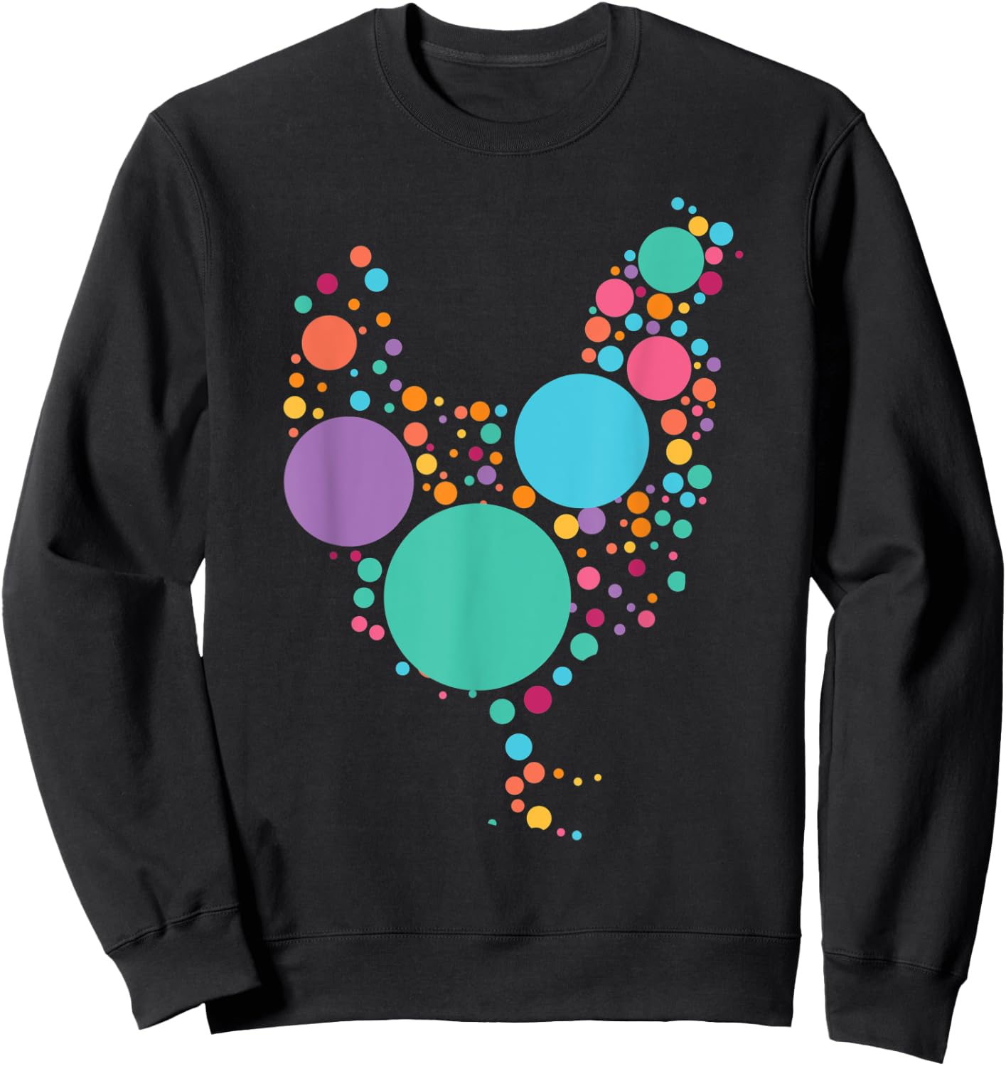 Polka Dot Day Chicken International Dot Day Sweatshirt - Sweatshirt | Black