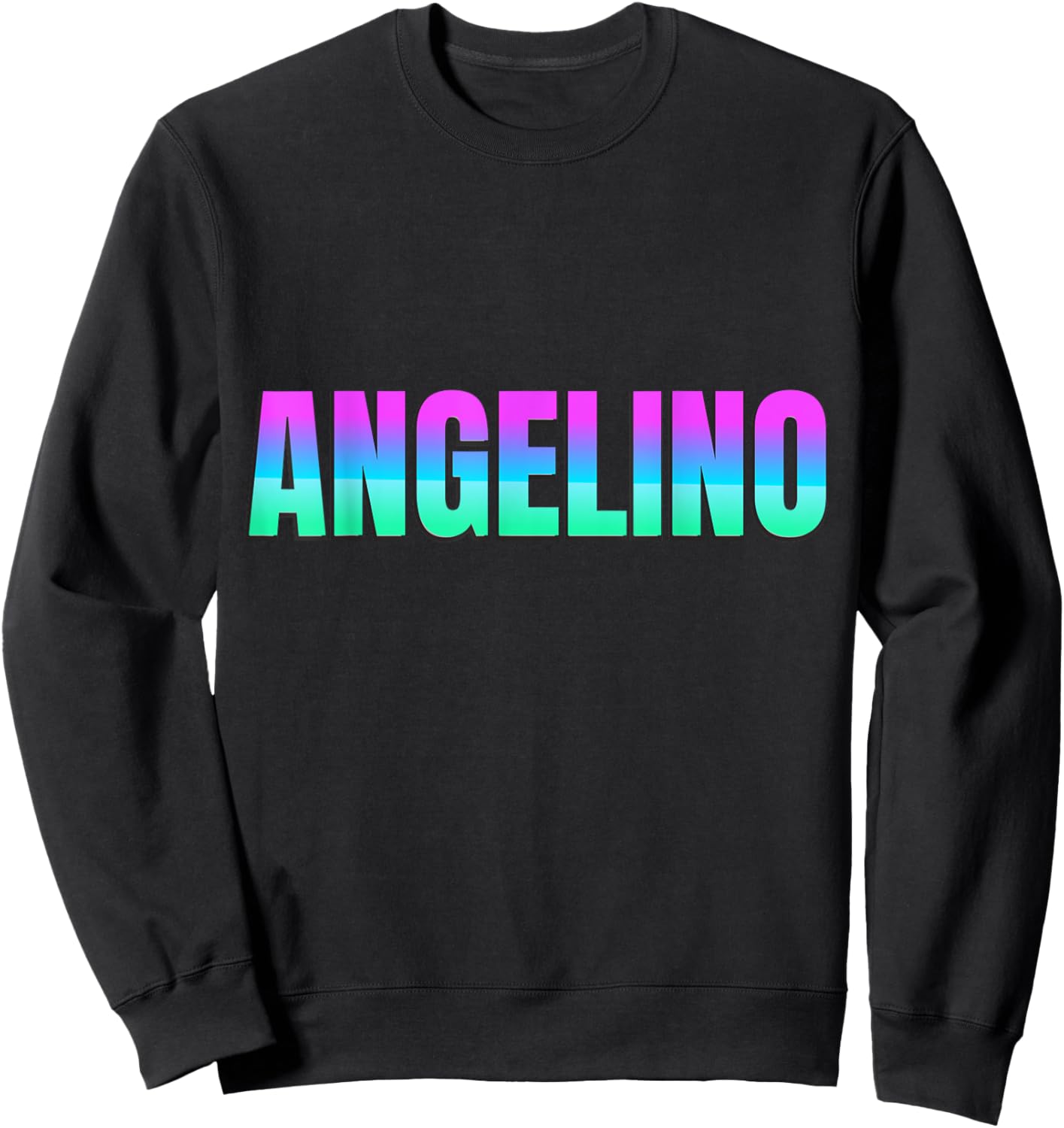 Los Angeles Proud Angelino Resident Hometown California Sweatshirt - Sweatshirt | Black