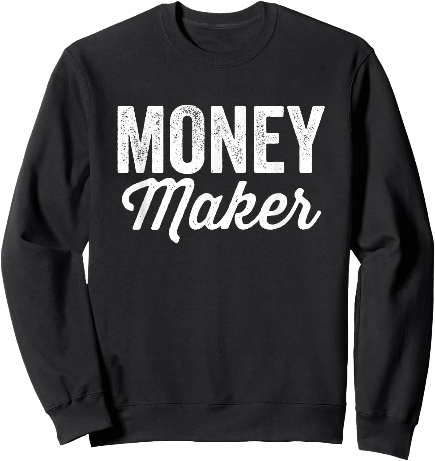 Money Maker Money Spender Matching Couple Sweatshirt - Sweatshirt | Black