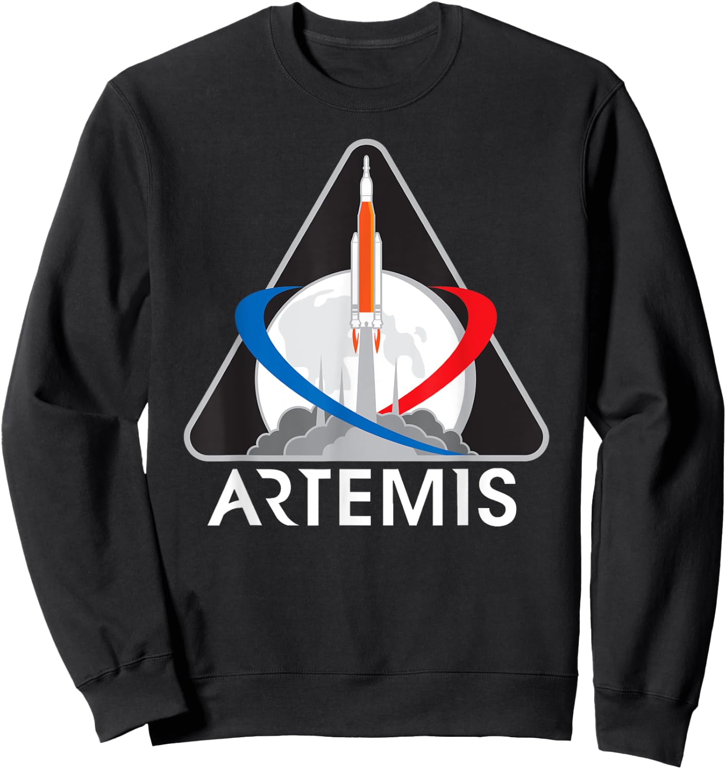 Artemis Mission One Astronaut Patch Sweatshirt - Sweatshirt | Black