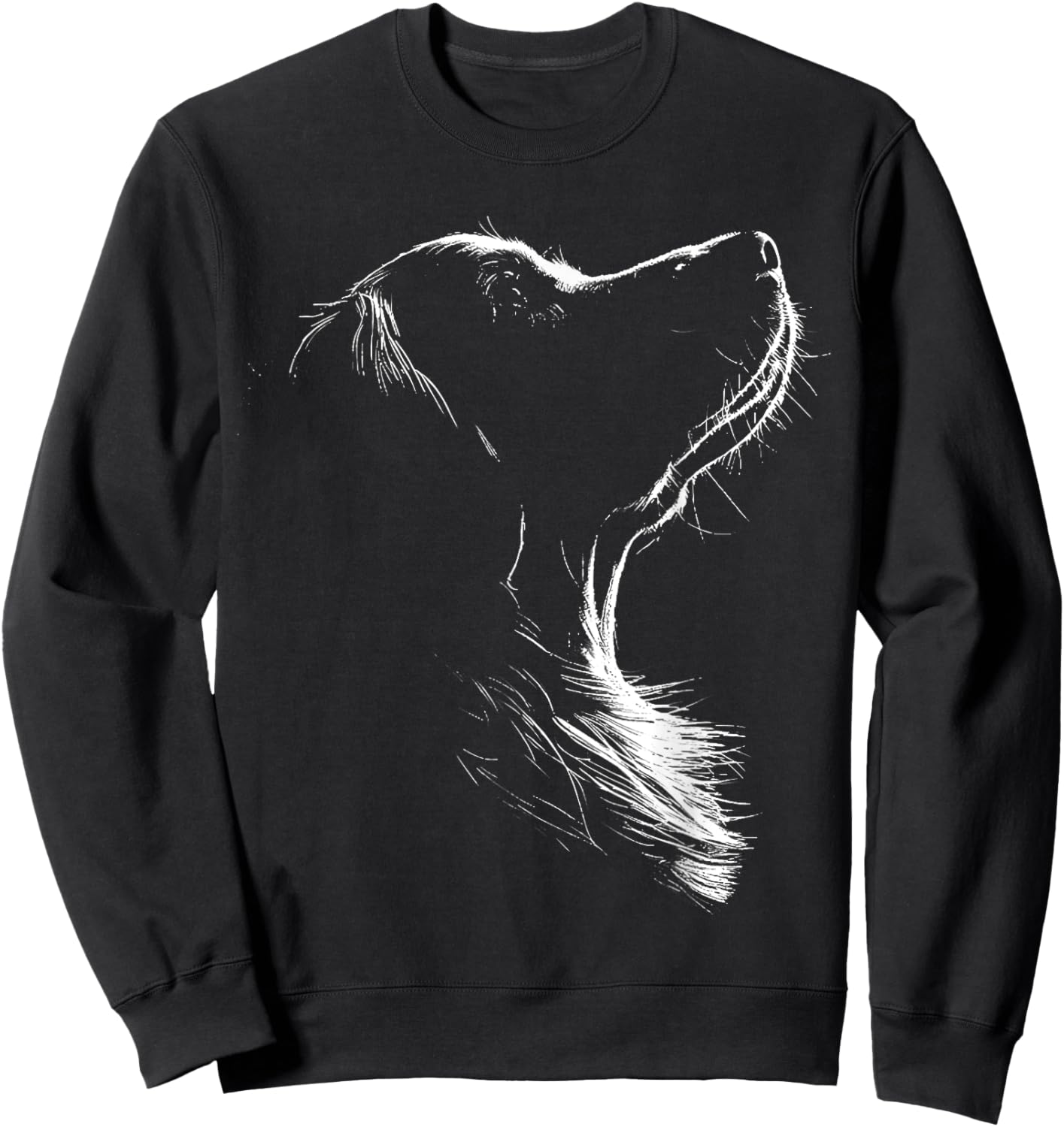 Retro Golden Retrieve Sweatshirt - Sweatshirt | Black