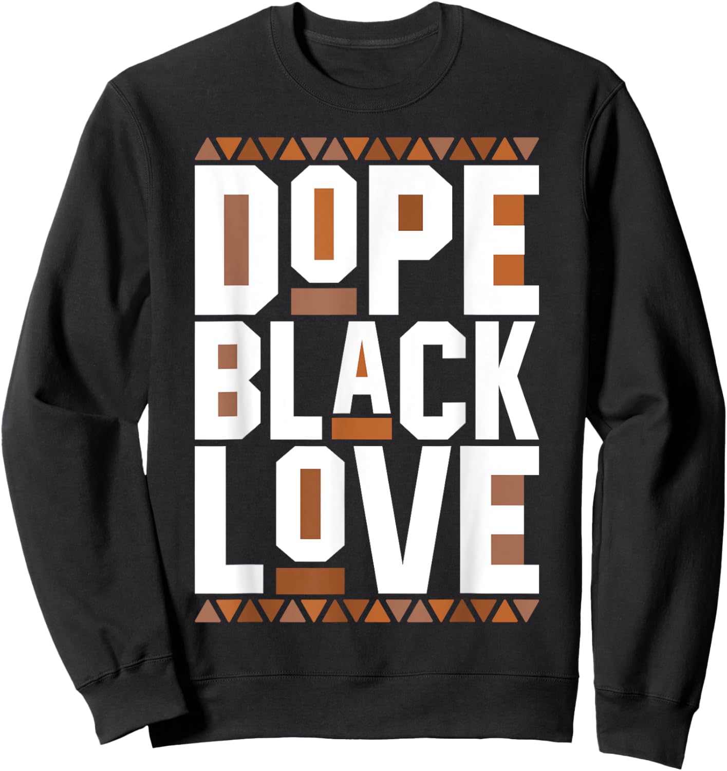 Dope Black Love Matching Couple African History Month Sweatshirt - Sweatshirt | Black