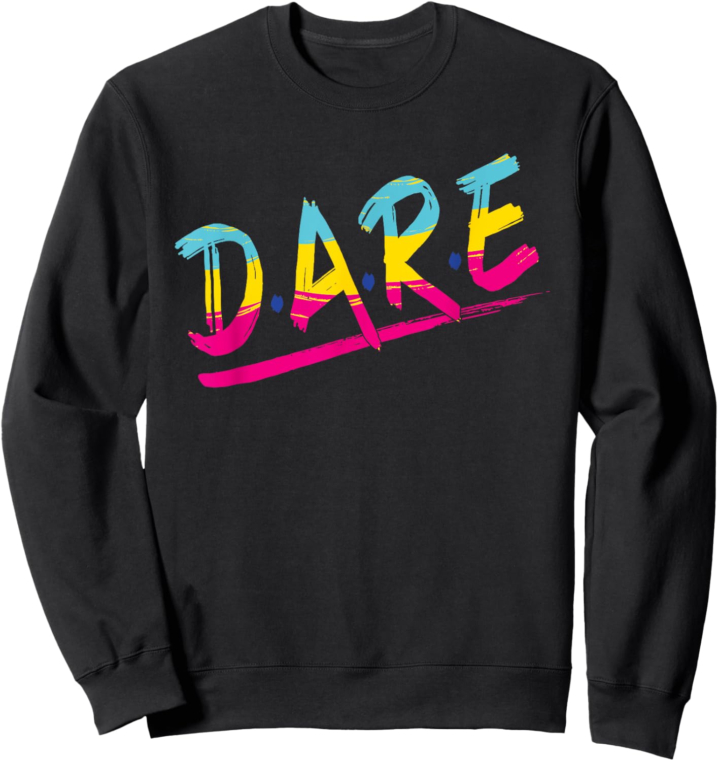 Halloween Dare 80's Halloween Costume Sweatshirt - Sweatshirt | Black