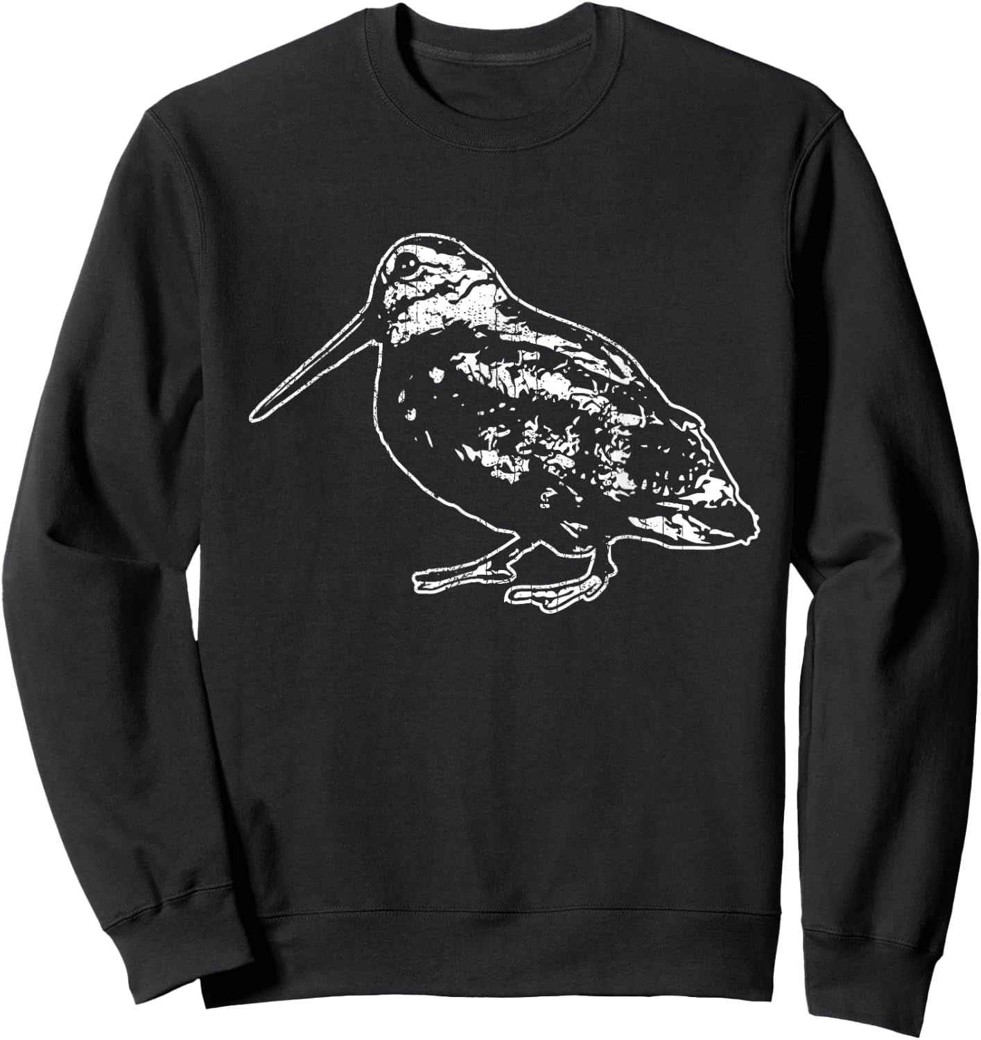 Retro Woodcock Hunter Timberdoodle Bogsucker Hokumpoke Gifts Sweatshirt - Sweatshirt | Black