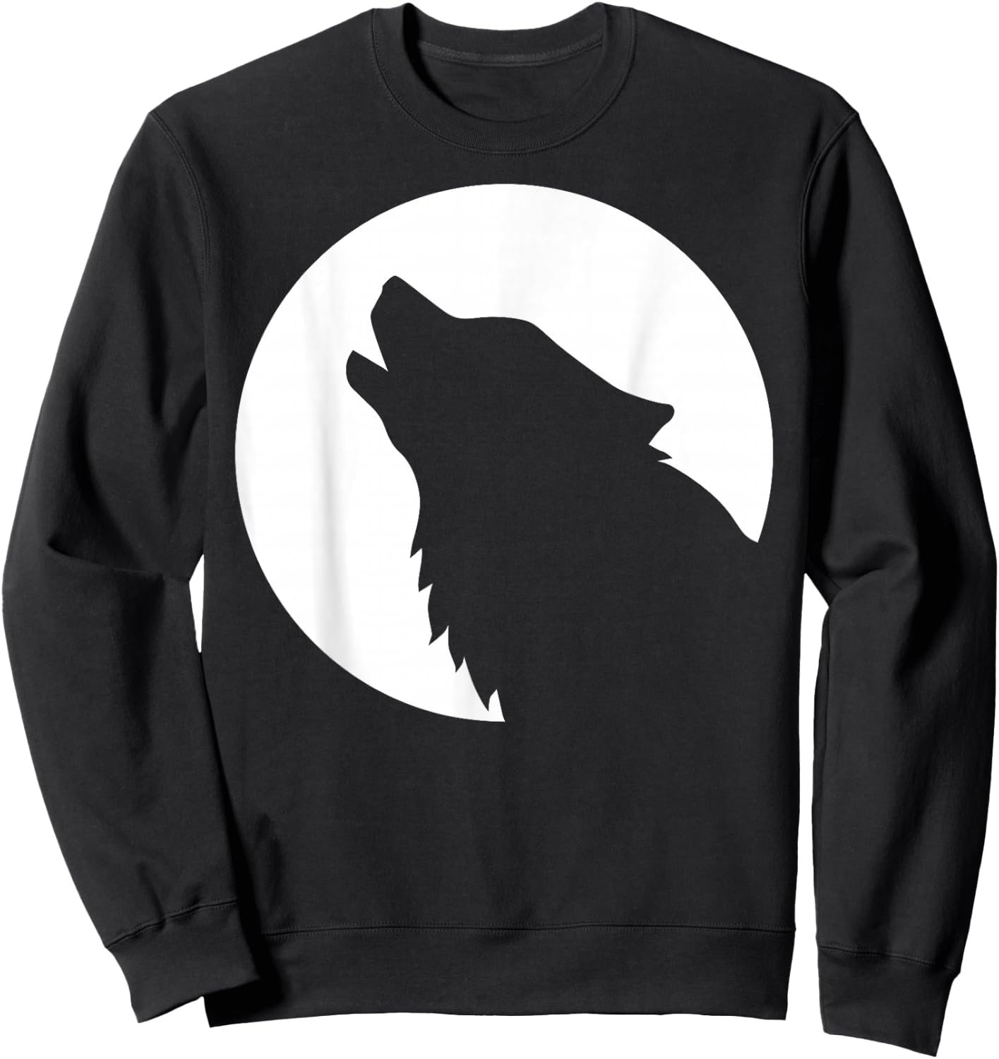 Wolf Moon Sweatshirt - Sweatshirt | Black