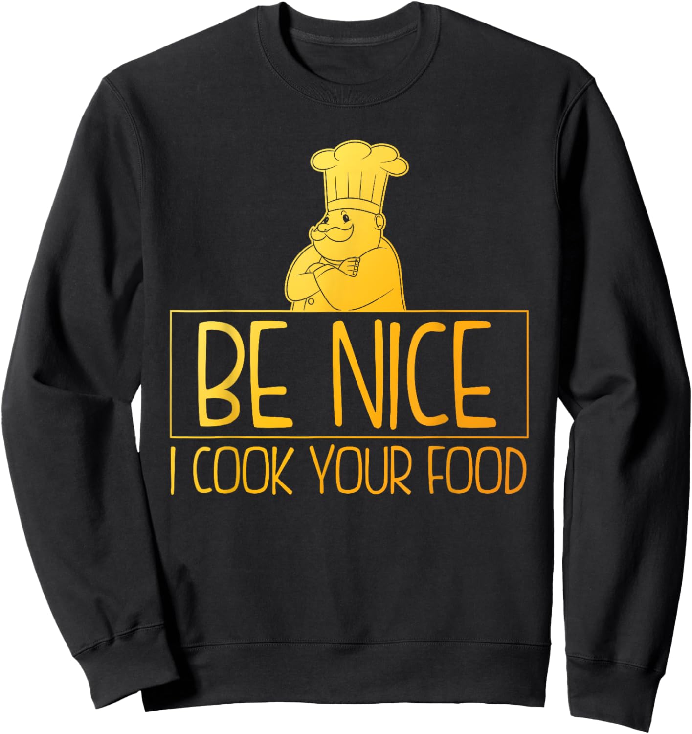 Funny Chef Art Women Pastry Sous Chef Culinary Cook Sweatshirt - Sweatshirt | Black