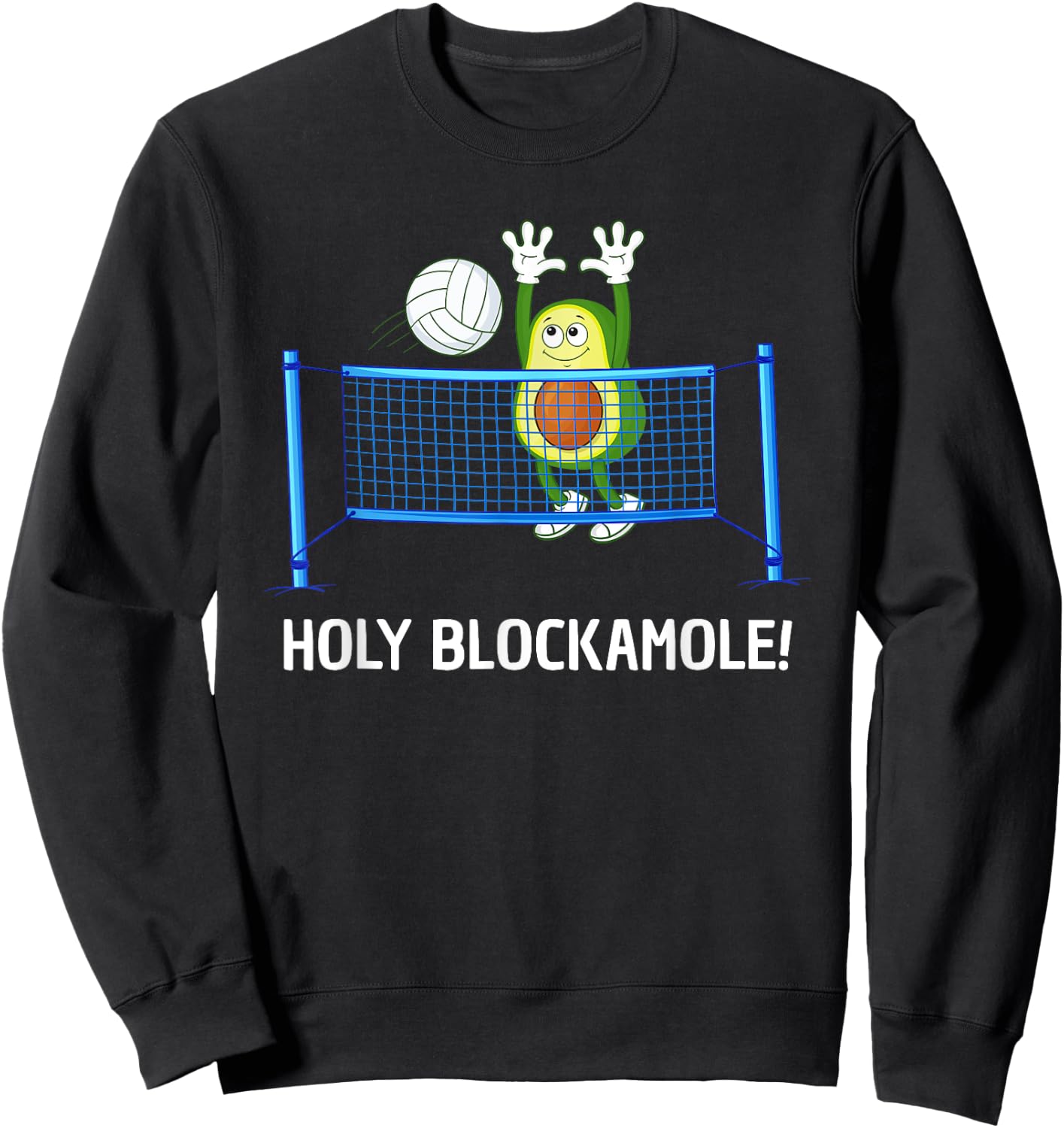Funny Volleyball Women Setter Libero Play Volleyball Sweatshirt - Sweatshirt | Black
