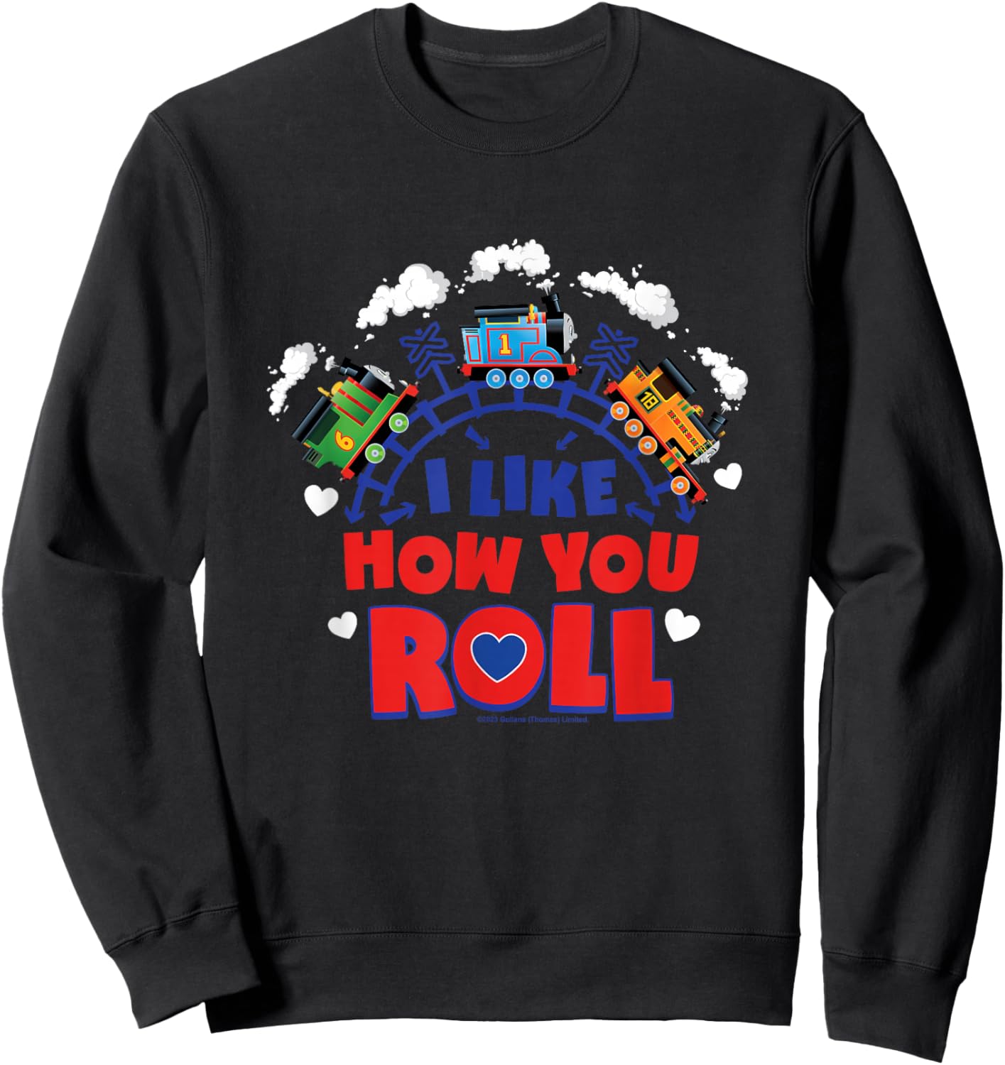 Thomas & Friends - I like how you roll Sweatshirt - Sweatshirt | Black