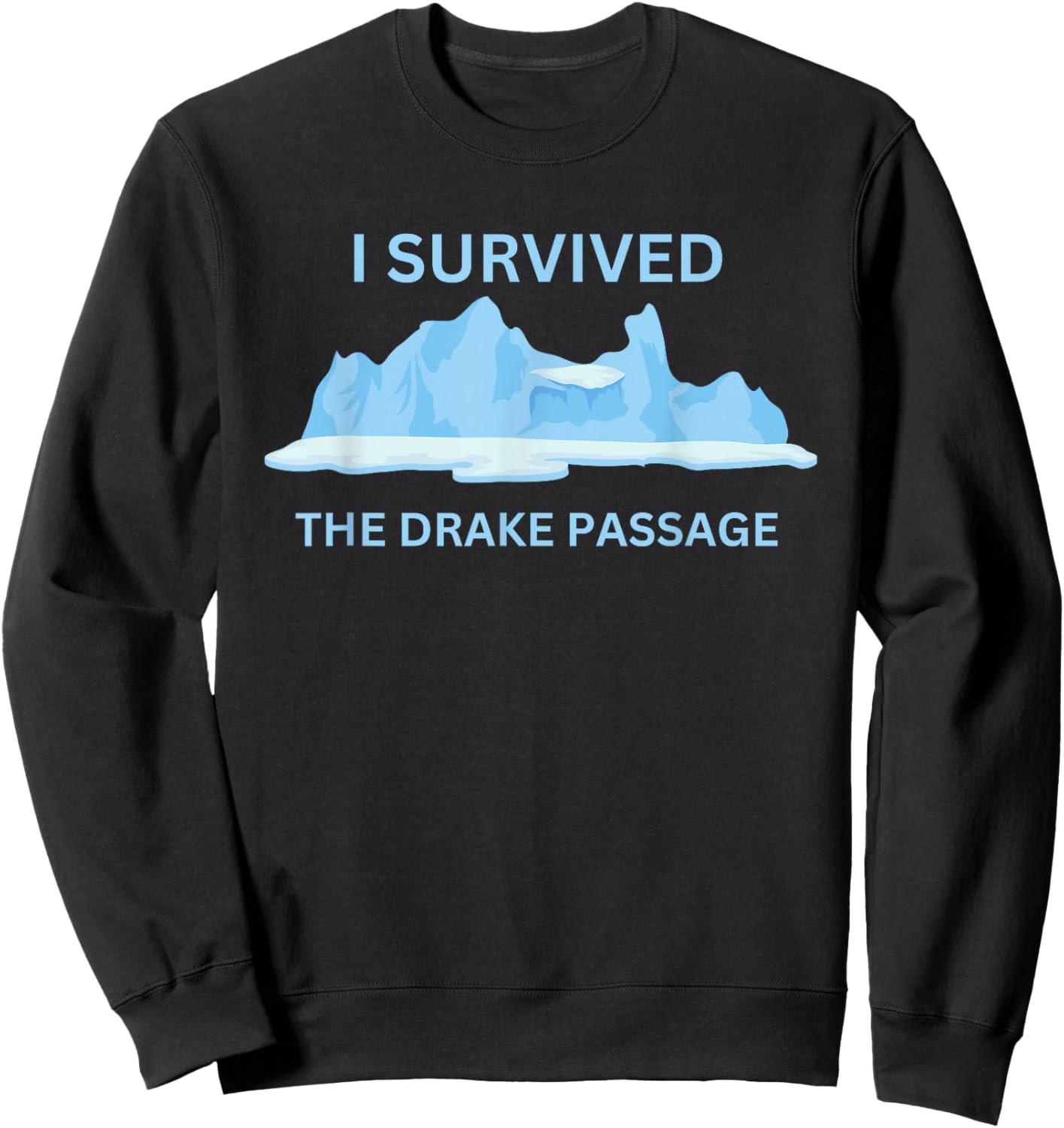 Antarctica I Survived The Drake Passage Sweatshirt - Sweatshirt | Black