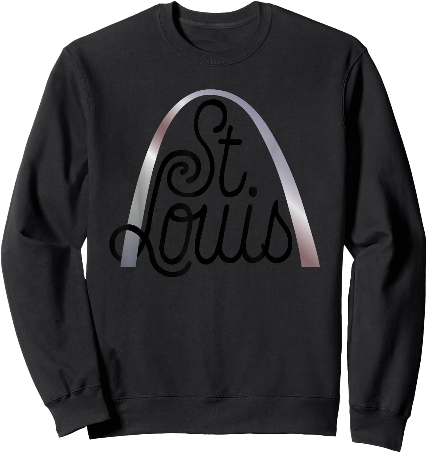 Saint Louis Missouri Souvenir Gateway Arch USA Gift Sweatshirt - Sweatshirt | Black