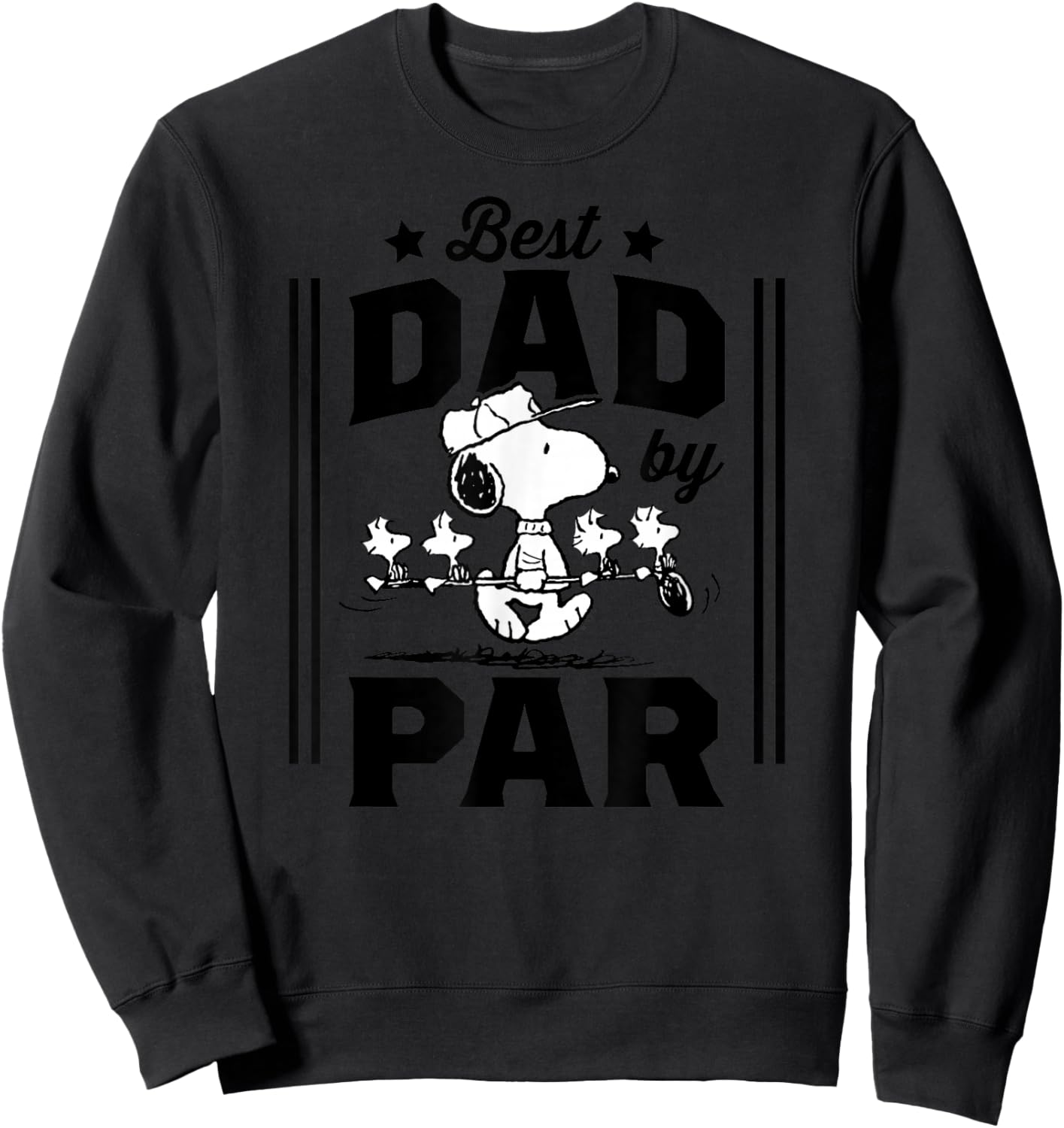 Best Dad By Par Sweatshirt - Sweatshirt | Black
