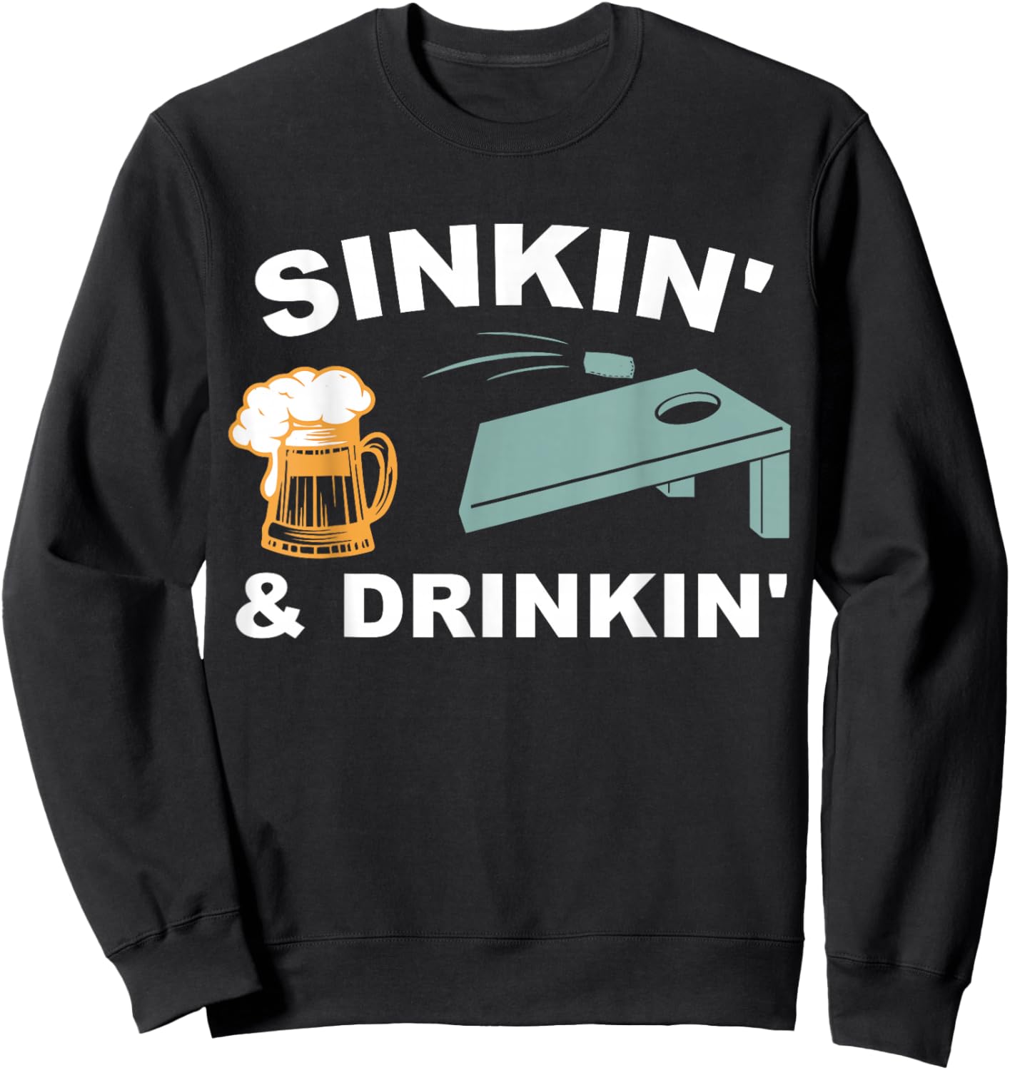 Sinkin And Drinkin Sweatshirt - Sweatshirt | Black