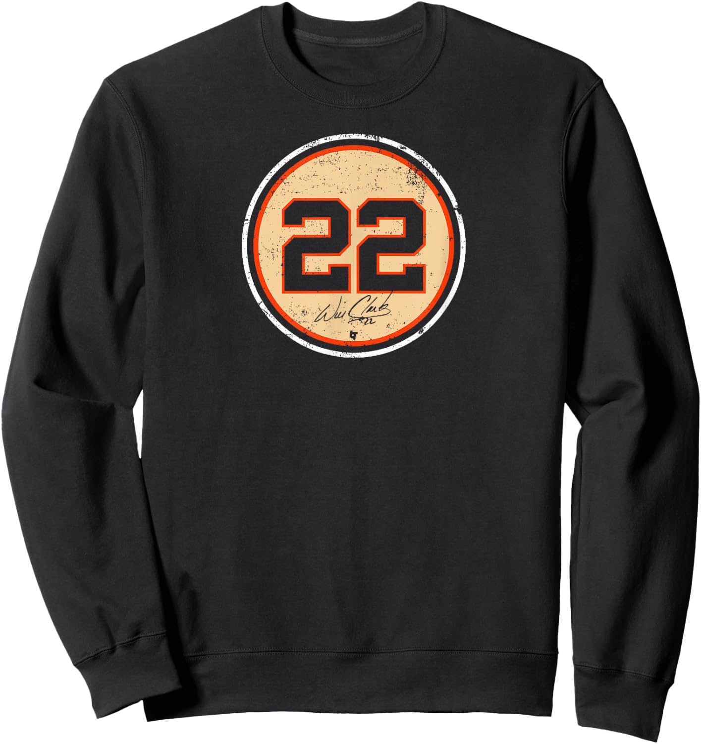 Officially Licensed - Will Clark: 22 Sweatshirt - Sweatshirt | Black