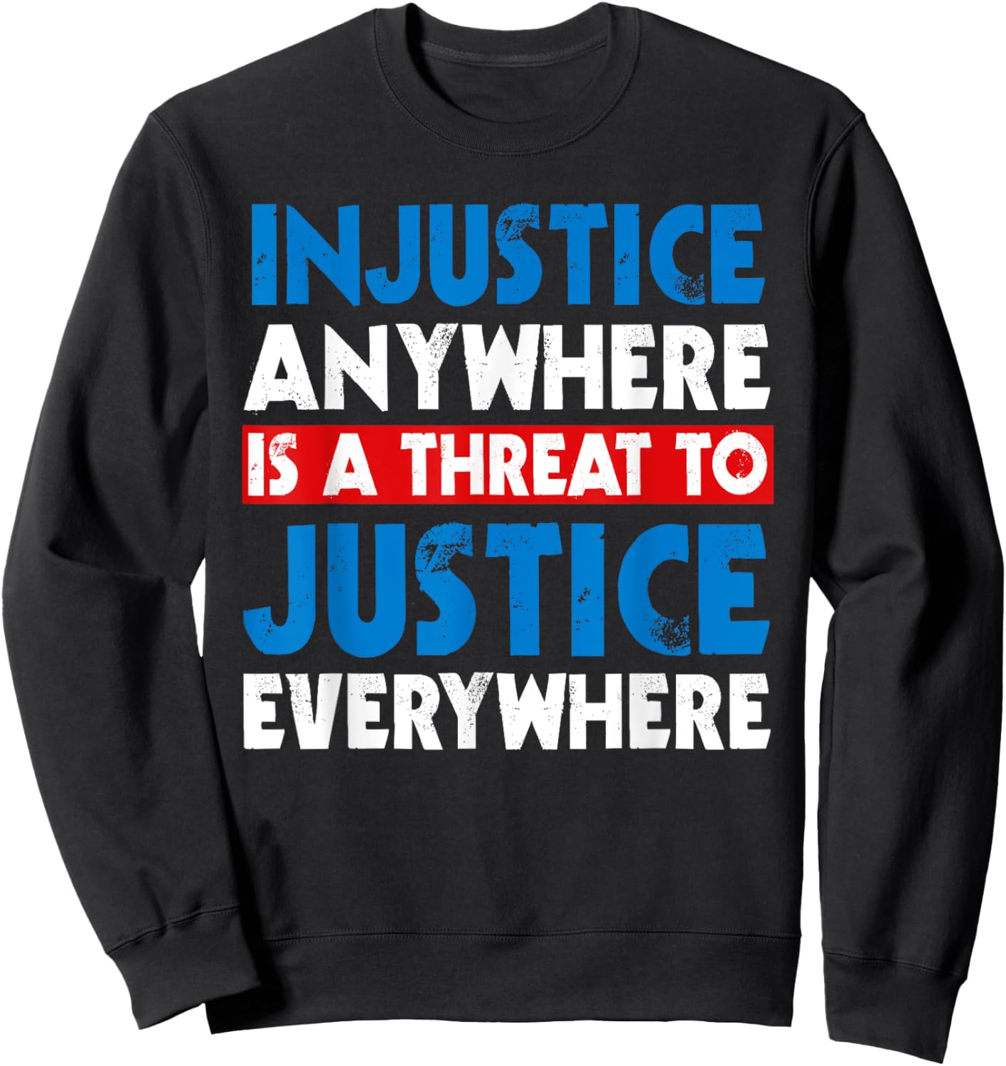 Civil Rights Movement Slogan MLK Day Outfit African American Sweatshirt - Sweatshirt | Black