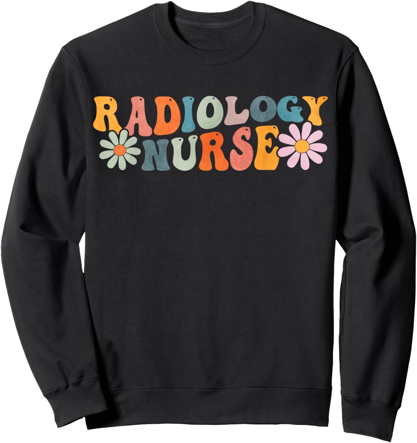 Groovy Interventional Radiology Nurse Rad Tech Radiologist Sweatshirt - Sweatshirt | Black