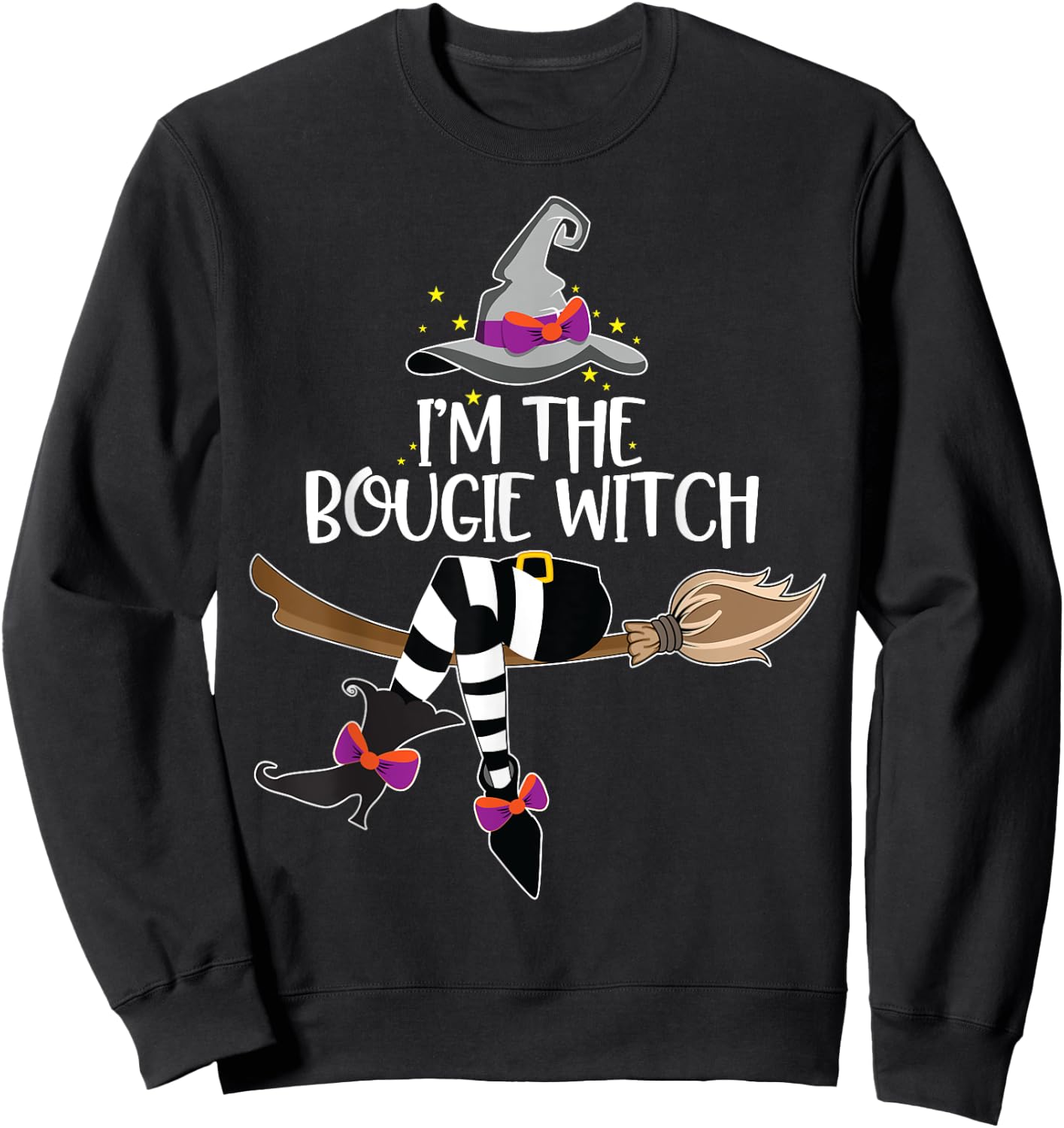 Im the Bougie Witch Halloween Matching Group Costume Sweatshirt - Sweatshirt | Black
