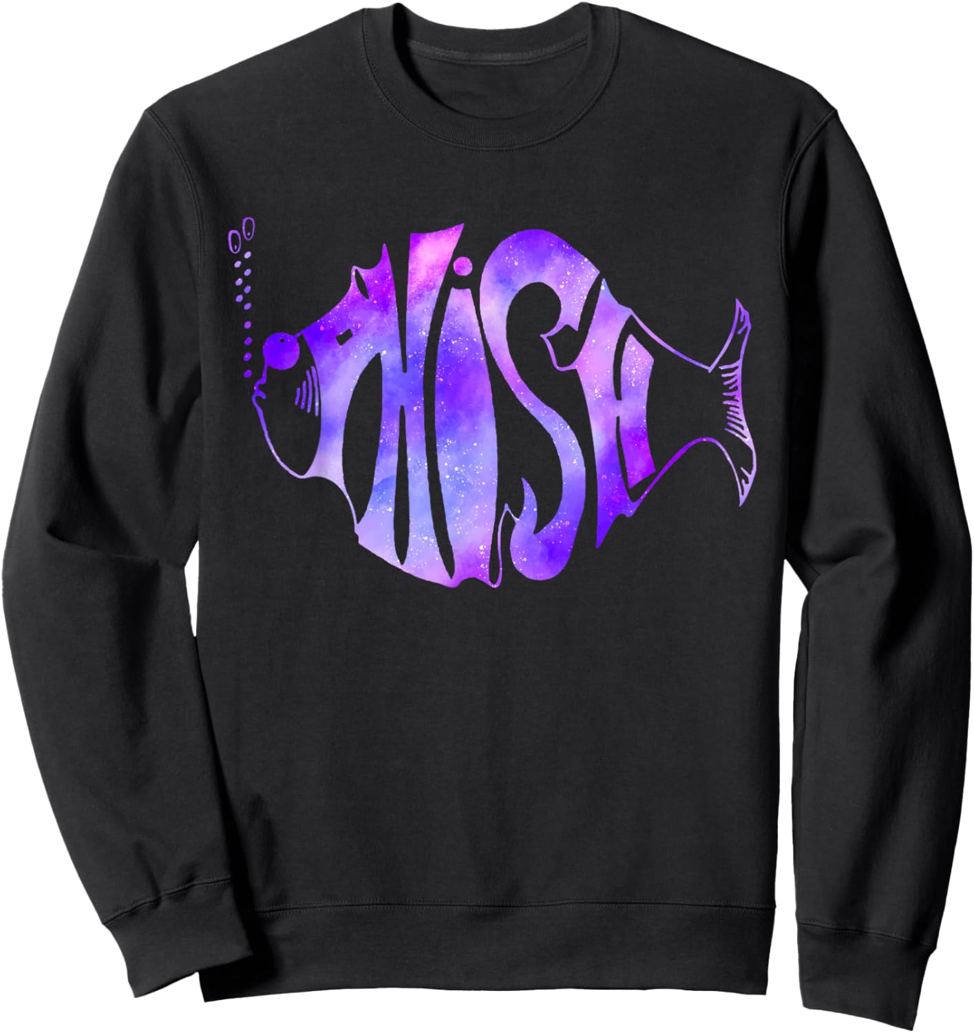 Graphic Art Fishs Last Name Lovely Animal Outfits Musicians Sweatshirt - Sweatshirt | Black