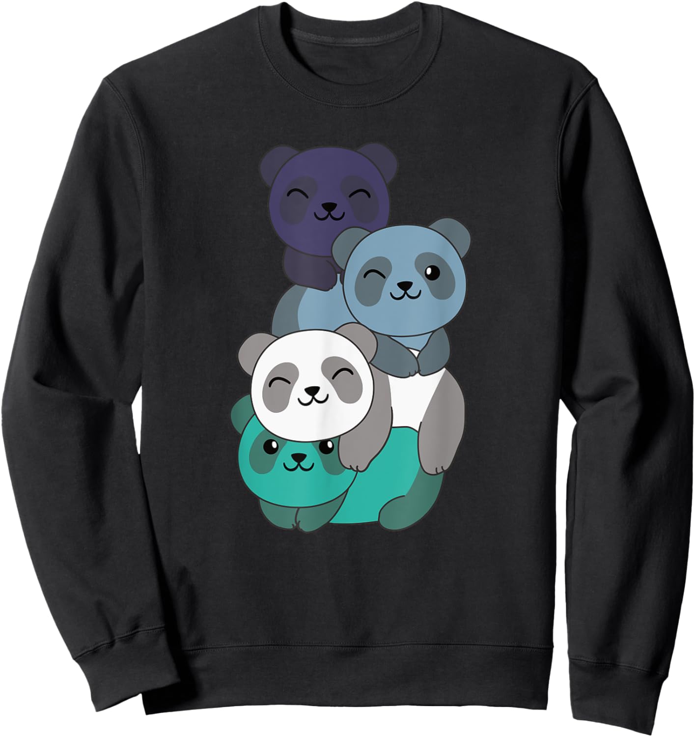 Oriented Aroace Flag Gay Pride Month Lgbtq Panda Sweatshirt - Sweatshirt | Black