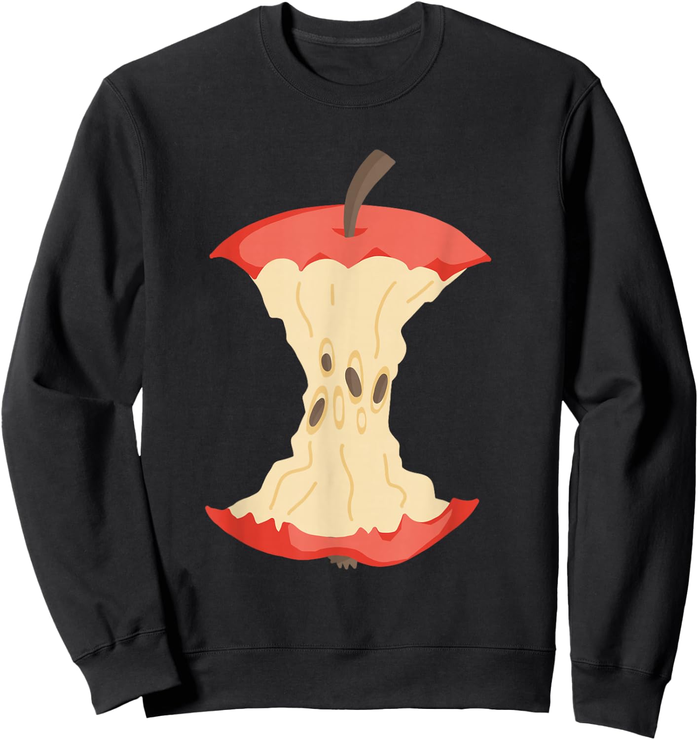 Apple core housing Sweatshirt - Sweatshirt | Black