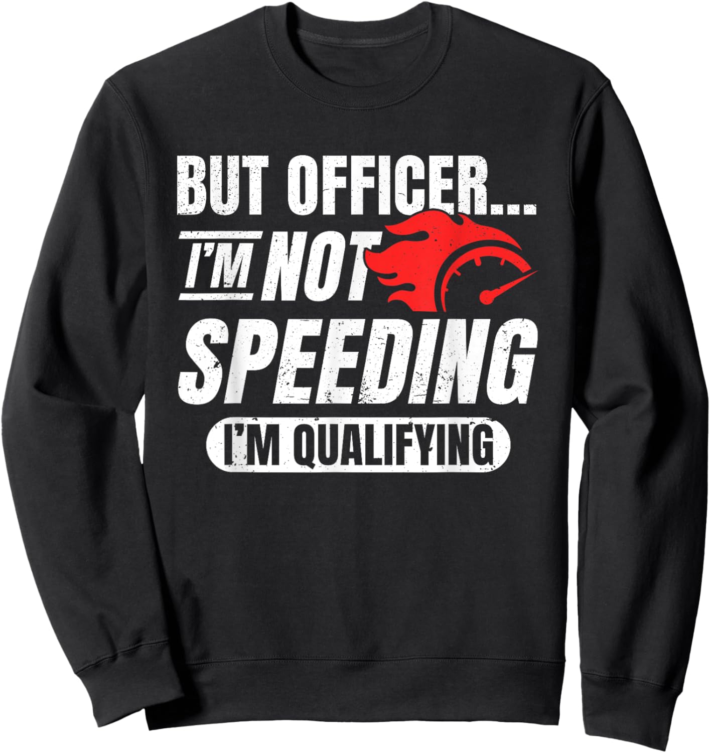 Car guy garage Funny car meme tuning Sweatshirt - Sweatshirt | Black