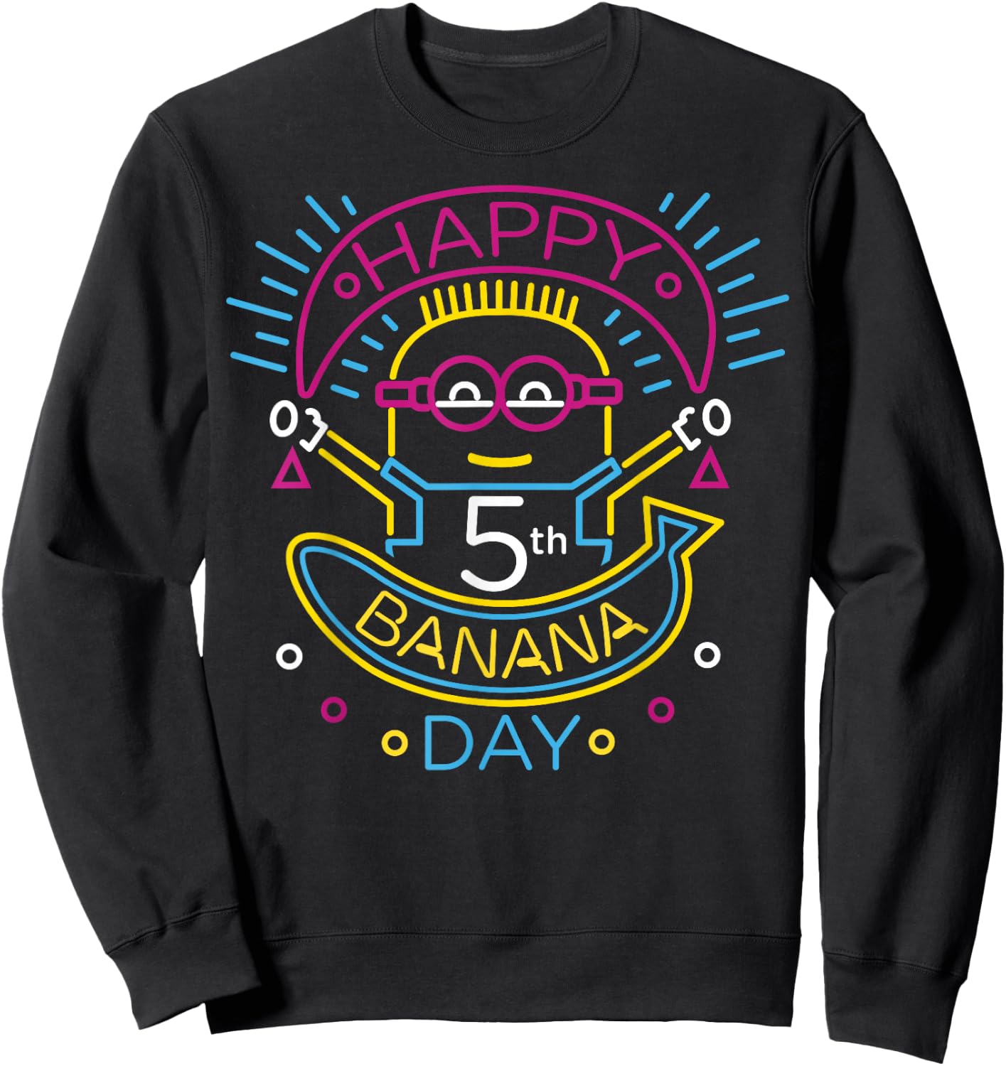 Despicable Me Minions Happy 5th Banana Day Sweatshirt - Sweatshirt | Black