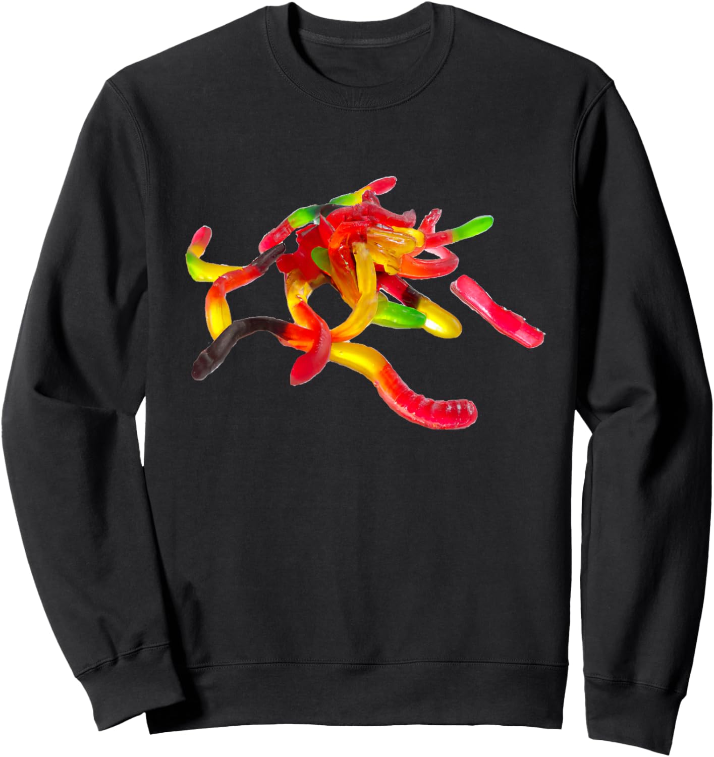 Gummy Worms Sweatshirt - Sweatshirt | Black