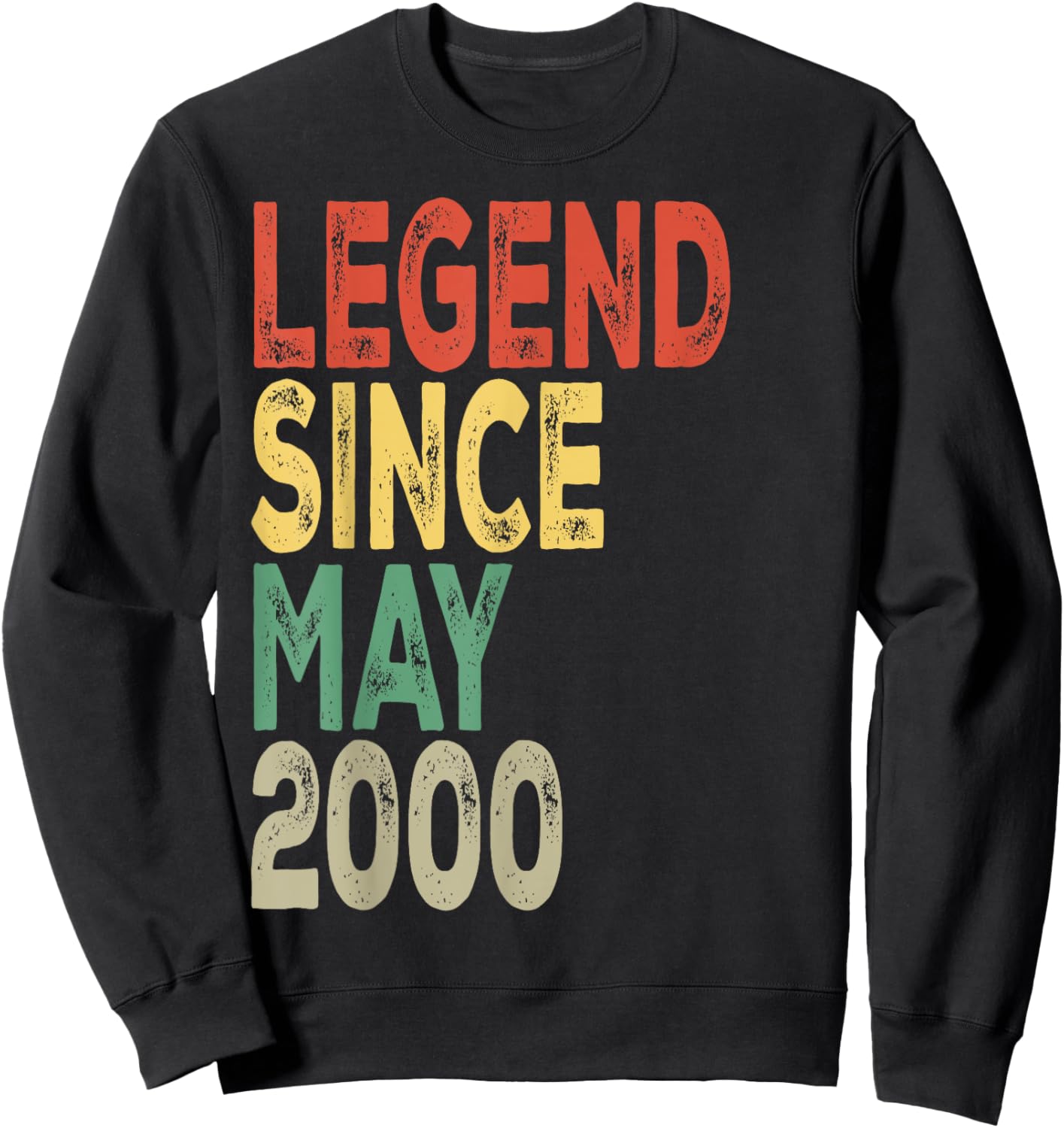Legend Since May 2000 Birthday Sweatshirt - Sweatshirt | Black
