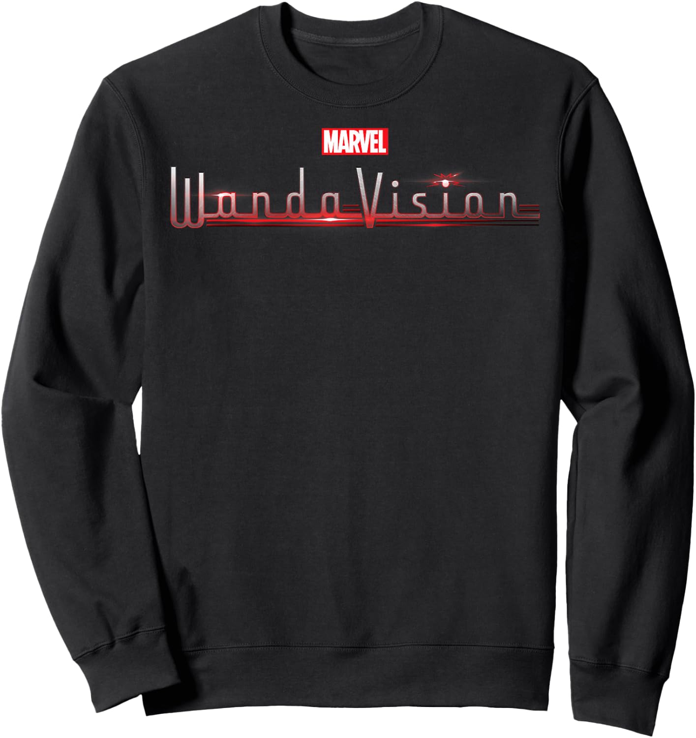 Marvel WandaVision Official Logo Sweatshirt - Sweatshirt | Black