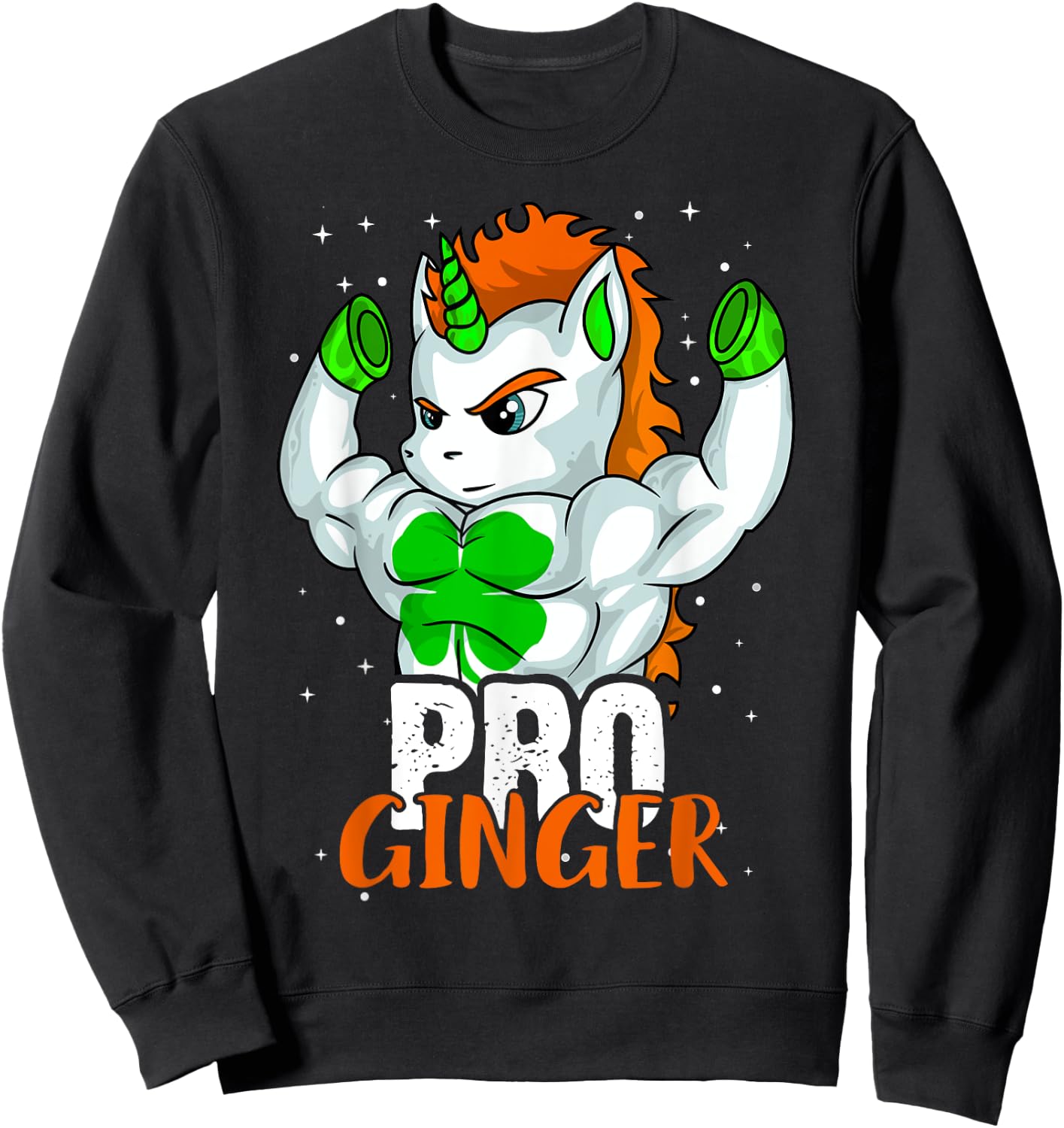 Pro Ginger Lives Matter Red Headed Kids Men Women Unicorn Sweatshirt - Sweatshirt | Black