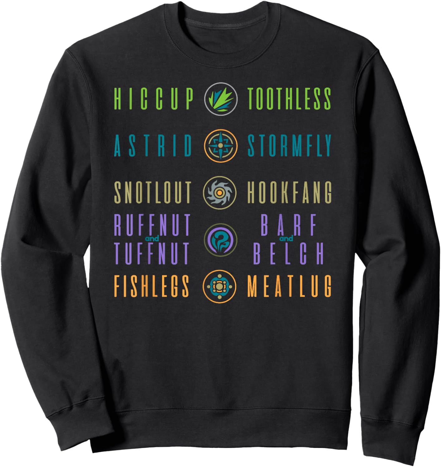How to Train Your Dragon 3 Hidden World Rider Dragon Sweatshirt - Sweatshirt | Black