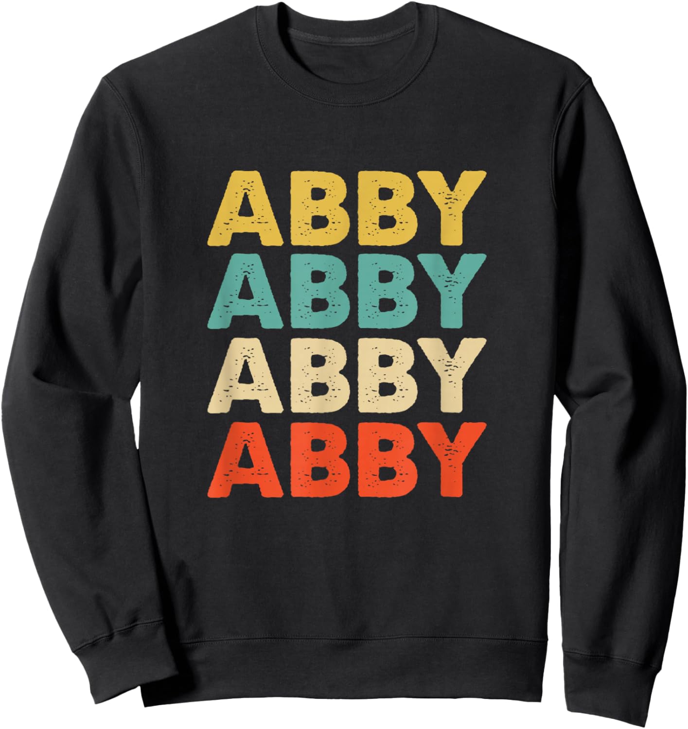 Abby Name Sweatshirt - Sweatshirt | Black