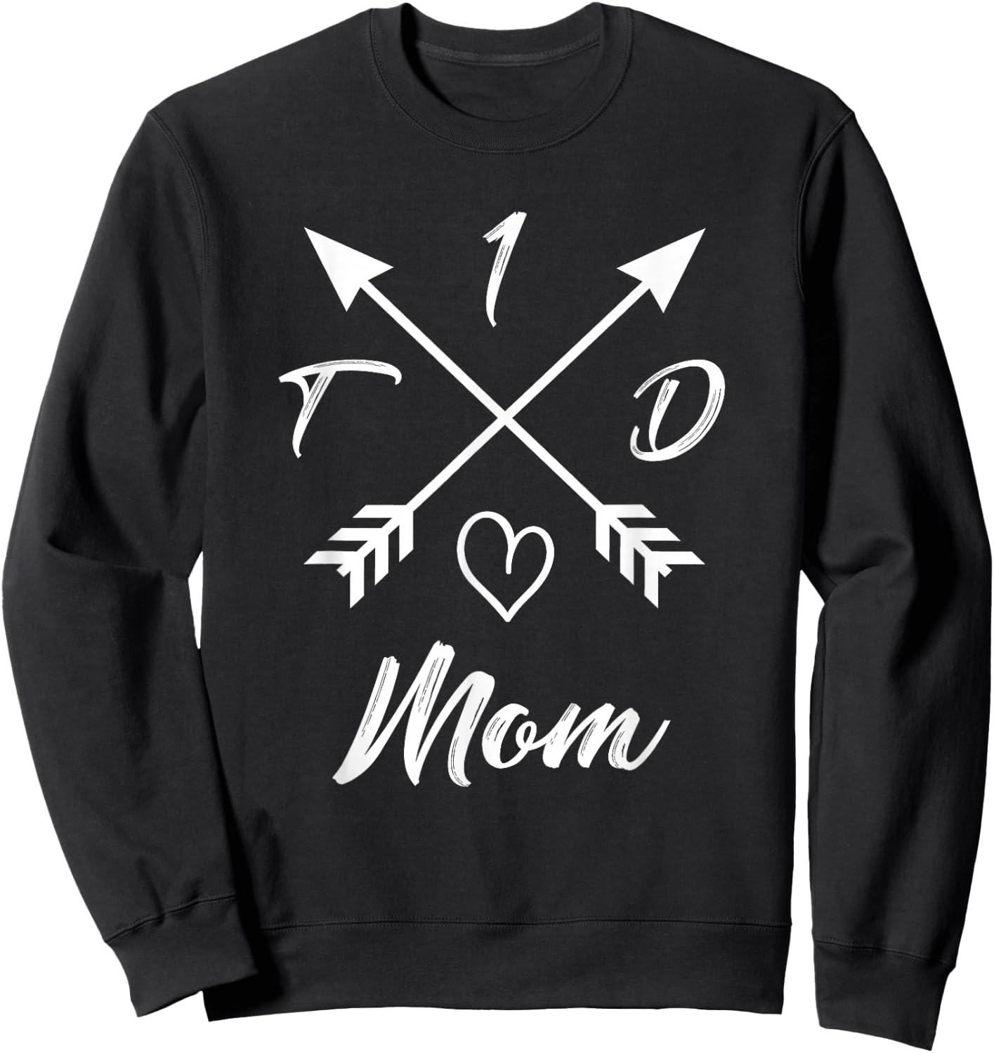 Type 1 Diabetic Mom T1D Diabetes Awareness Gifts Sweatshirt - Sweatshirt | Black