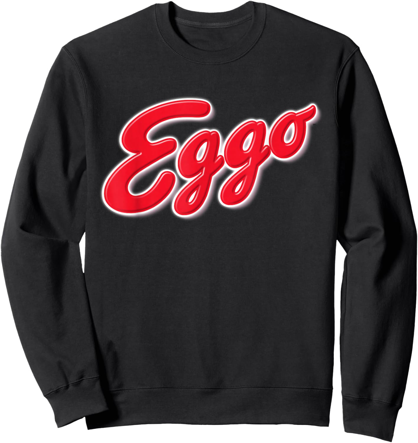 Eggo Logo T Shirt Sweatshirt - Sweatshirt | Black
